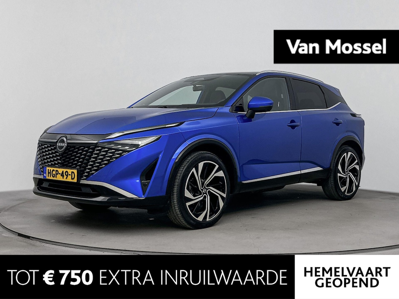 Nissan Qashqai - 1.3 MHEV Xtronic Tekna Plus 158PK | Trekhaak 1800KG | Head-Up Display | BOSE Audio | Googl - AutoWereld.nl