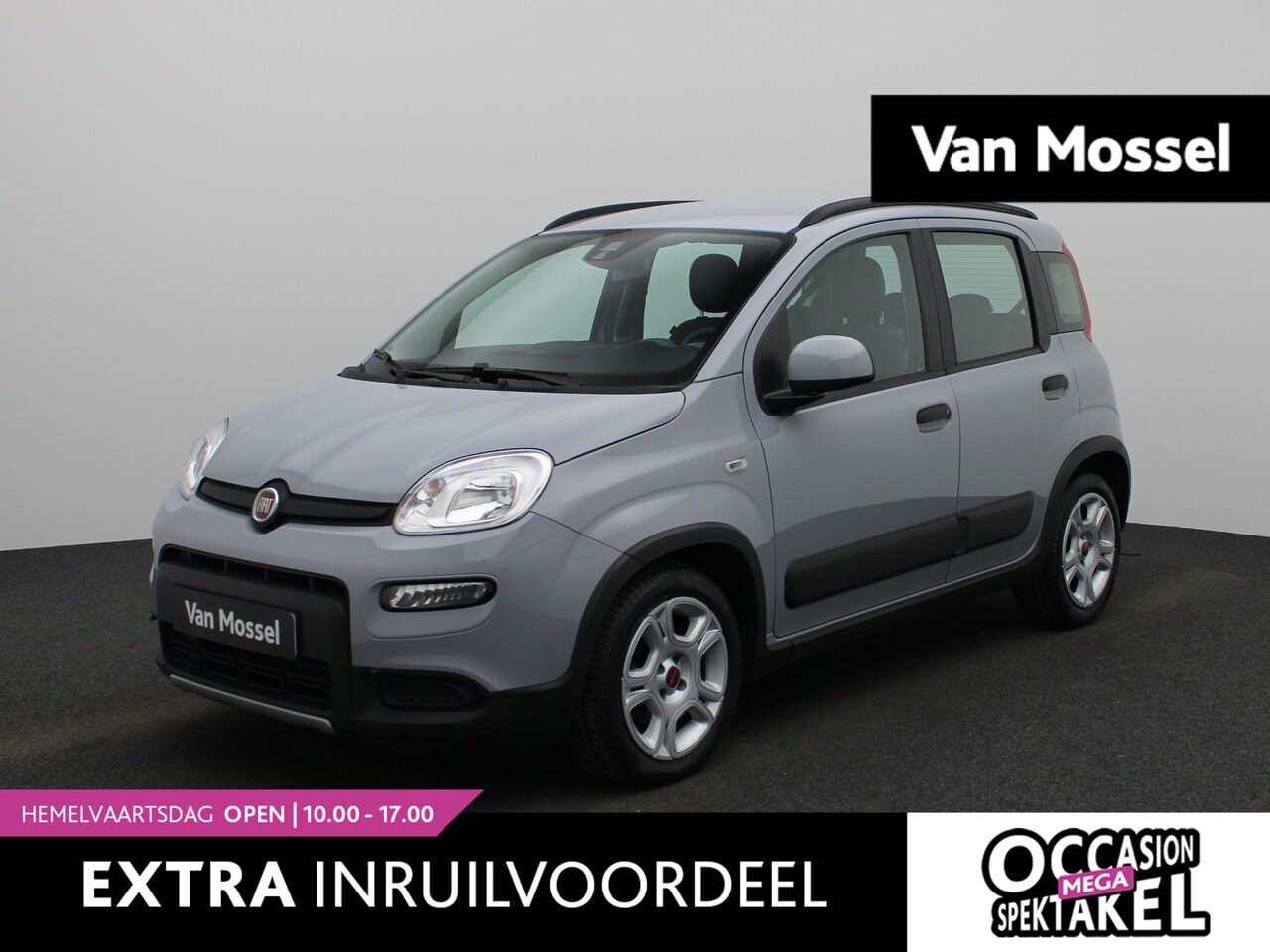 Fiat Panda - AIRCO , LICHTMETALEN VELGEN , BLUETOOTH , ELEKTRISCHE RAMEN - AutoWereld.nl