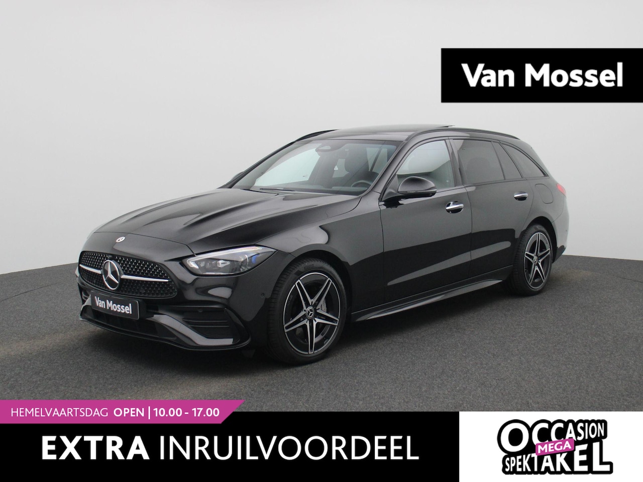 Mercedes-Benz C-klasse - Break C 300 e AMG Line | MEMORY | CAMERA | NAVIGATIE | PANORAMADAK - AutoWereld.nl