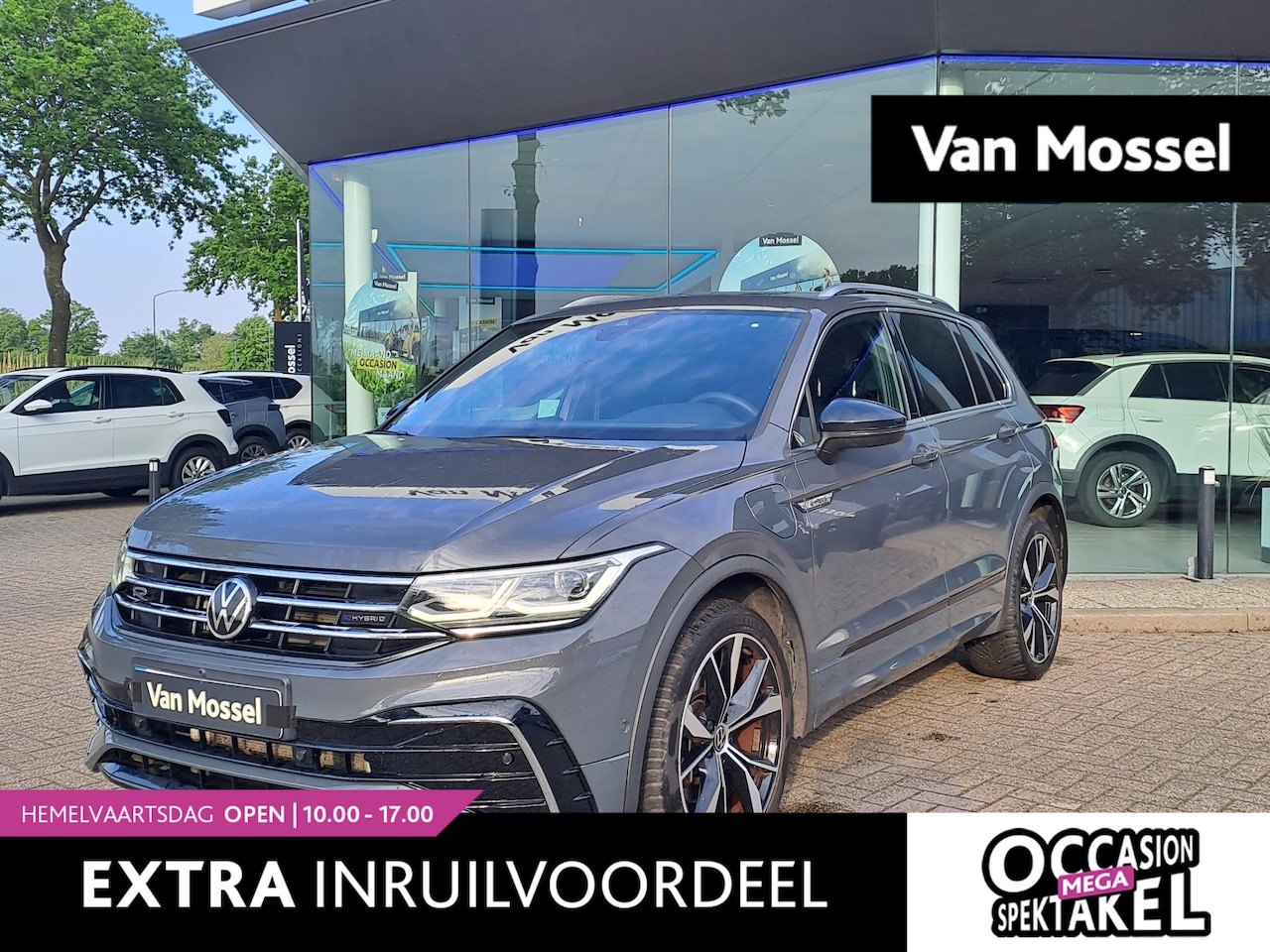 Volkswagen Tiguan - 1.4 TSI eHybrid R-Line Business+ | LEER | PANO-SCHUIFDAK | STOEL-STUURWIELVERWARMING | CAM - AutoWereld.nl