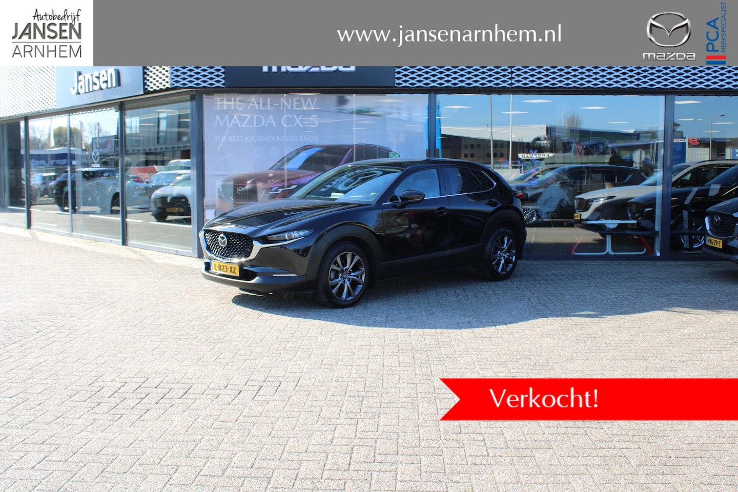 Mazda CX-30 - 2.0 e-SkyActiv-X180 M-Hybrid Luxury , Trekhaak, 18 inch LMV, Leder, Navi, I-Activesense Pa - AutoWereld.nl