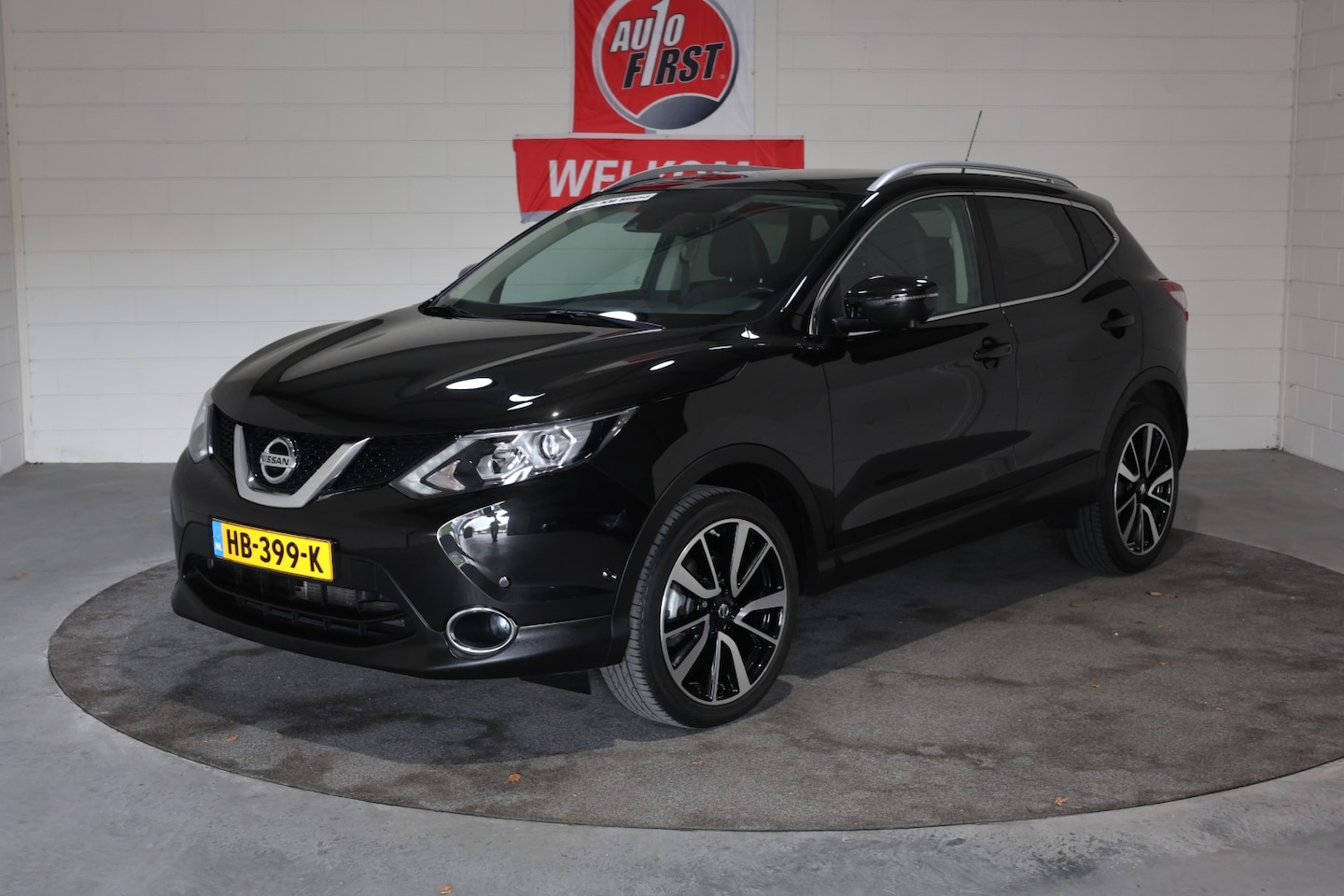 Nissan Qashqai - 1.2 Tekna 1.2 Tekna, NL auto, Lage km stand, Leer, Panoramadak, 360 camera, Cruise, Clima, Trekhaak, - AutoWereld.nl