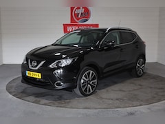 Nissan Qashqai - 1.2 Tekna, NL auto, , Zaterdag 16-5 gesloten, Lage km stand, Leer, Panoramadak, 360 camera