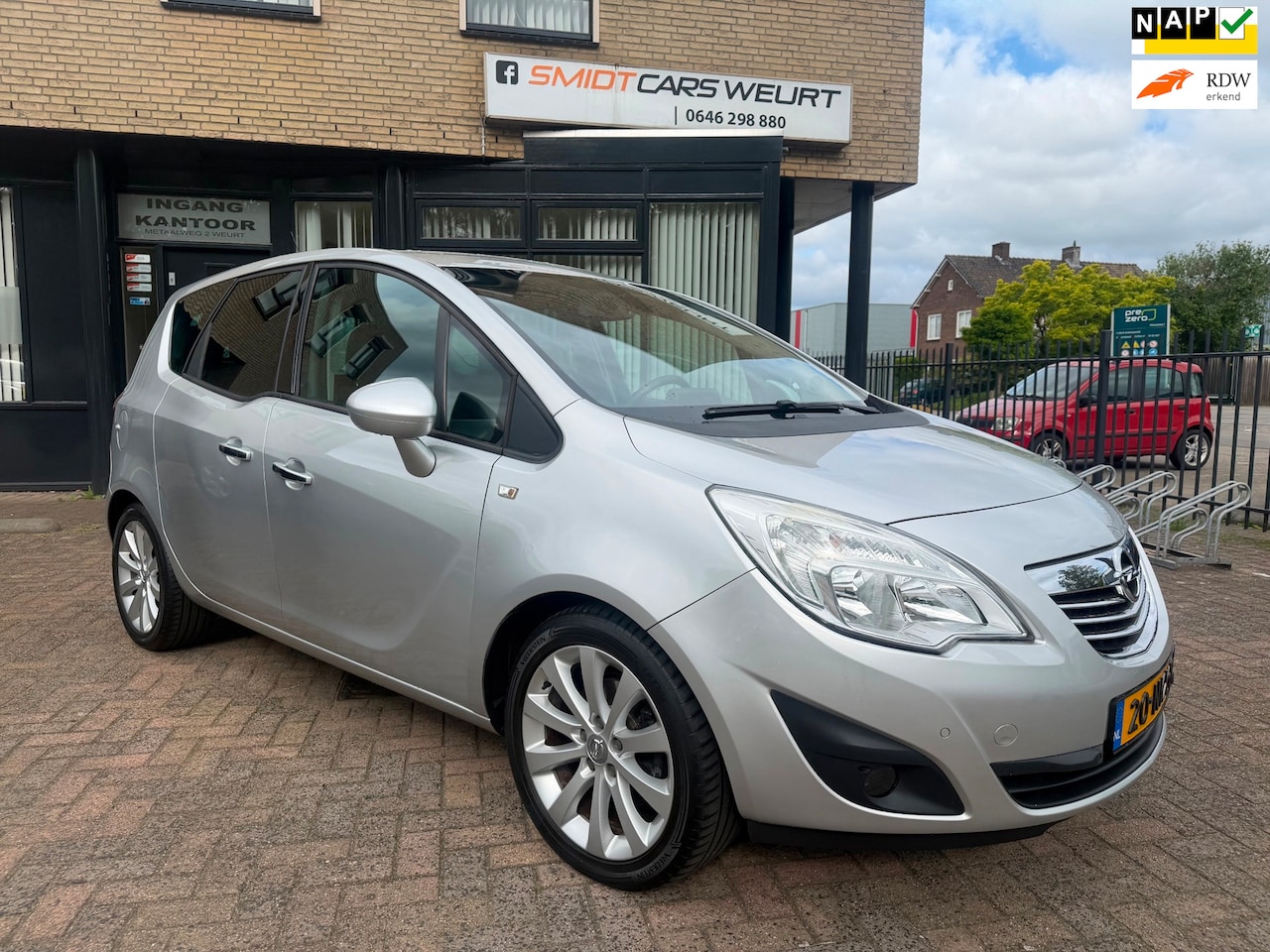 Opel Meriva - 1.4 Turbo Cosmo Trekhaak Cruise Airco Navigatie - AutoWereld.nl