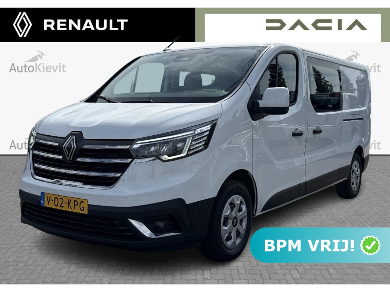 Renault Trafic - 2.0 Blue dCi 150 EDC T30 L2H1 Advance DC - Dubbel Cabine / EASY LINK navi - Additionele pa - AutoWereld.nl
