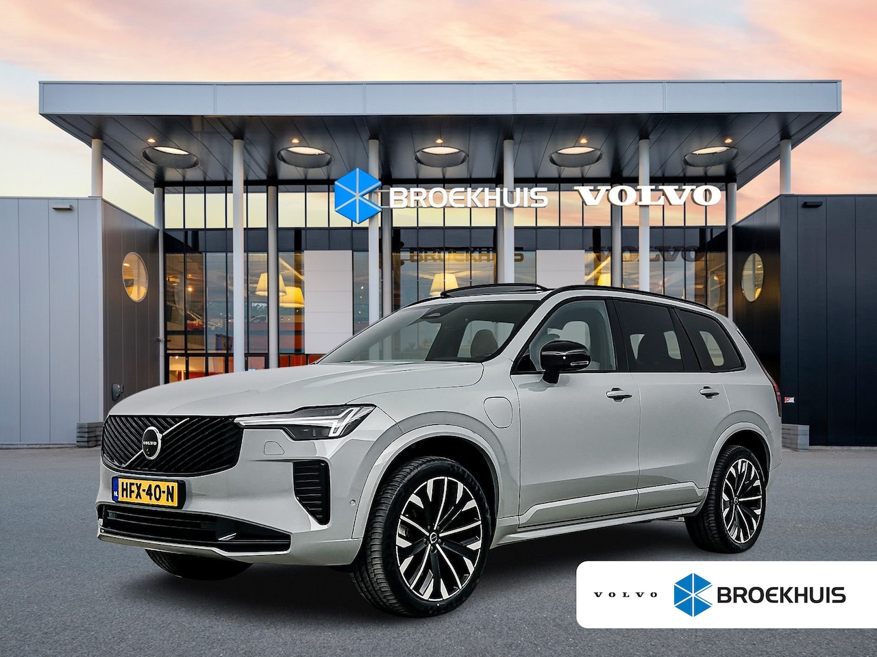 Volvo XC90 - T8 Recharge Ultra Dark | 21 | Luchtvering | Trekhaak | Getint Glas | Harman Kardon | 360 C - AutoWereld.nl