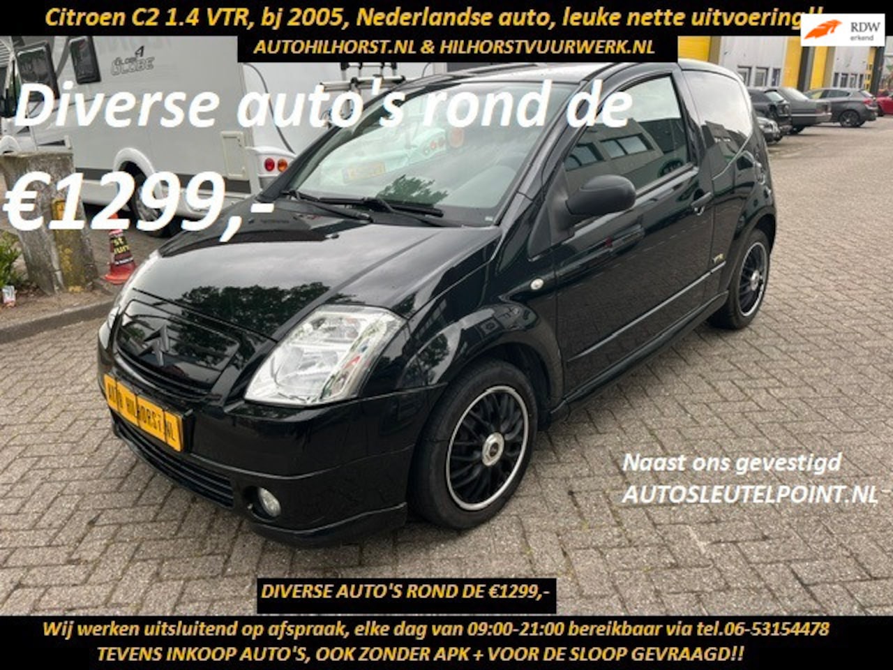 Citroën C2 - 1.4i VTR Nederlandse auto, leuke frisse auto, - AutoWereld.nl