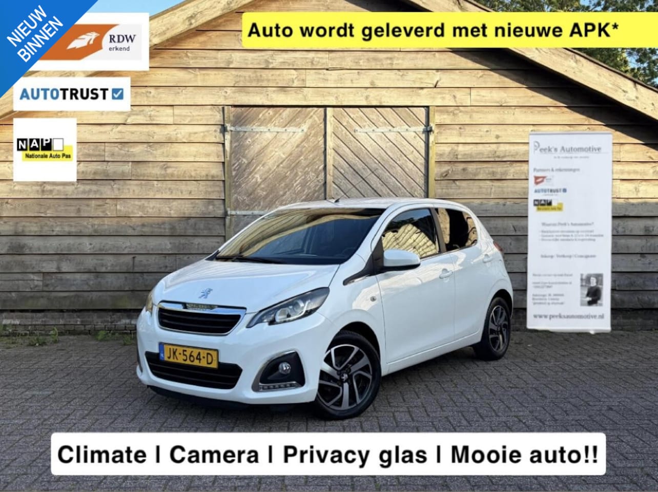 Peugeot 108 - 1.0 e-VTi Allure | Clima | Camera | Media scherm | Privacy glas | Lichtmetaal | NAP | Mooi - AutoWereld.nl