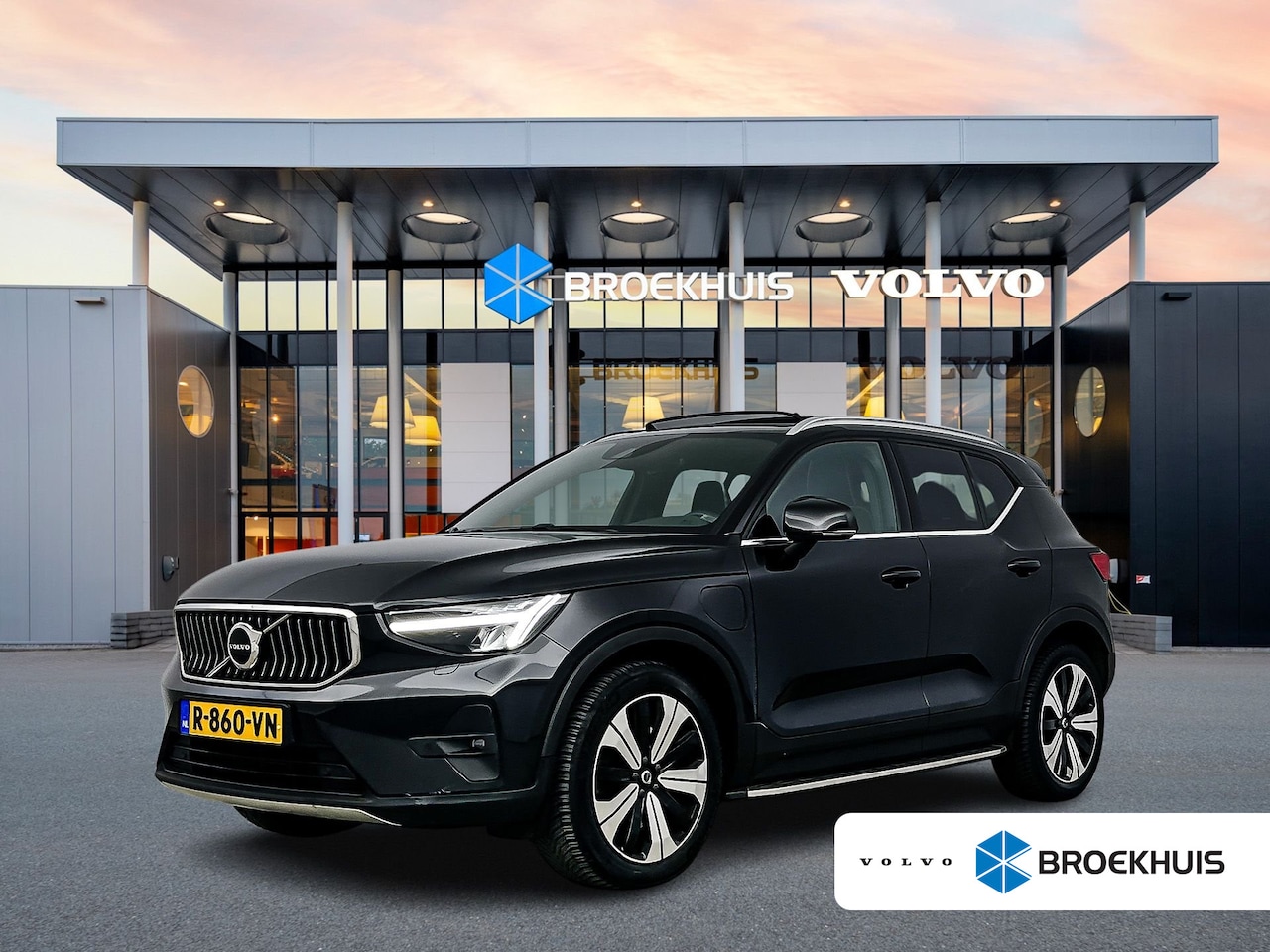 Volvo XC40 - T4 Recharge Ultimate Bright | 19" | Leder/Nubuck | Panoramadak | Harman Kardon | Elektr. v - AutoWereld.nl
