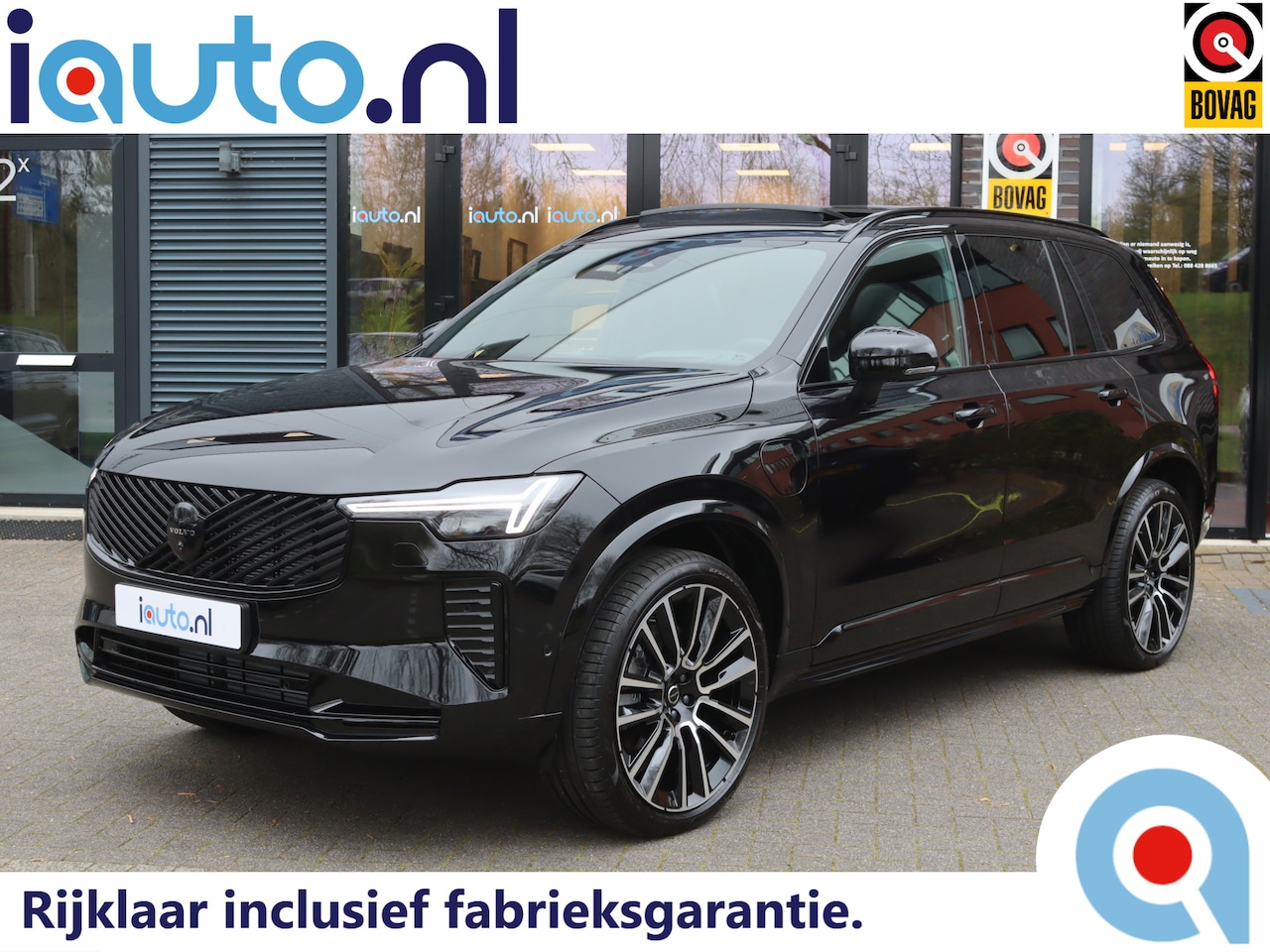 Volvo XC90 - 2.0 T8 456pk AWD Ultra Black Edition Pano/Bowers&Wilkins/360/Leder/Headup/Keyless/ ACC/22" - AutoWereld.nl