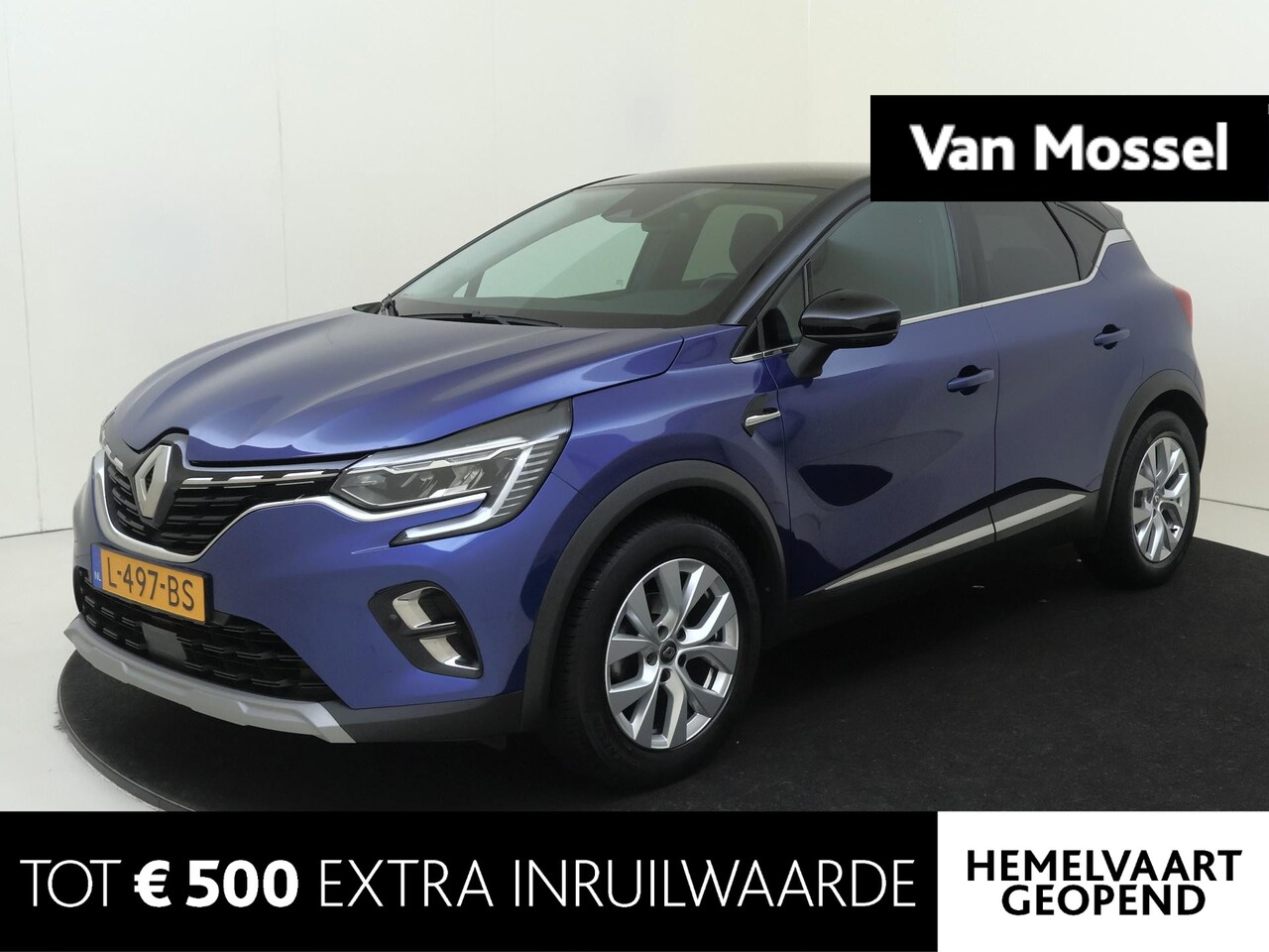 Renault Captur - 1.0 TCe 90 Intens | Navigatie | Parkeersensoren & Camera | Trekhaak | - AutoWereld.nl