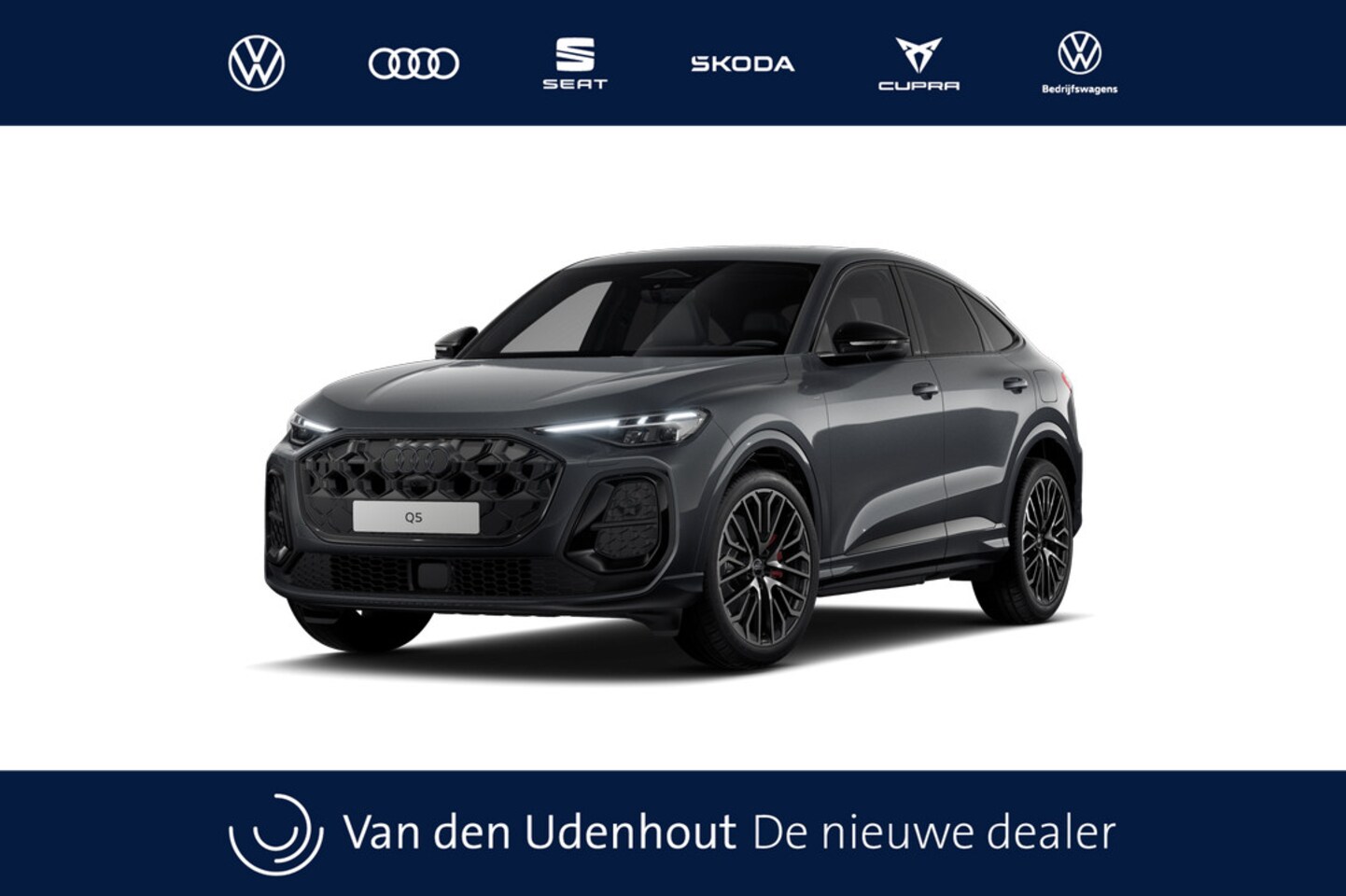 Audi Q5 Sportback - e-hybrid quattro 367 S tronic S edition Competition | Audi virtual cockpit | Hemelbekledin - AutoWereld.nl