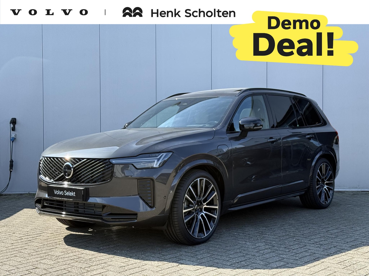 Volvo XC90 - T8 Plug-in hybrid AWD AUT8 455PK Ultra Dark | | Demo Deal | **FULL OPTION** Platinum grey - AutoWereld.nl