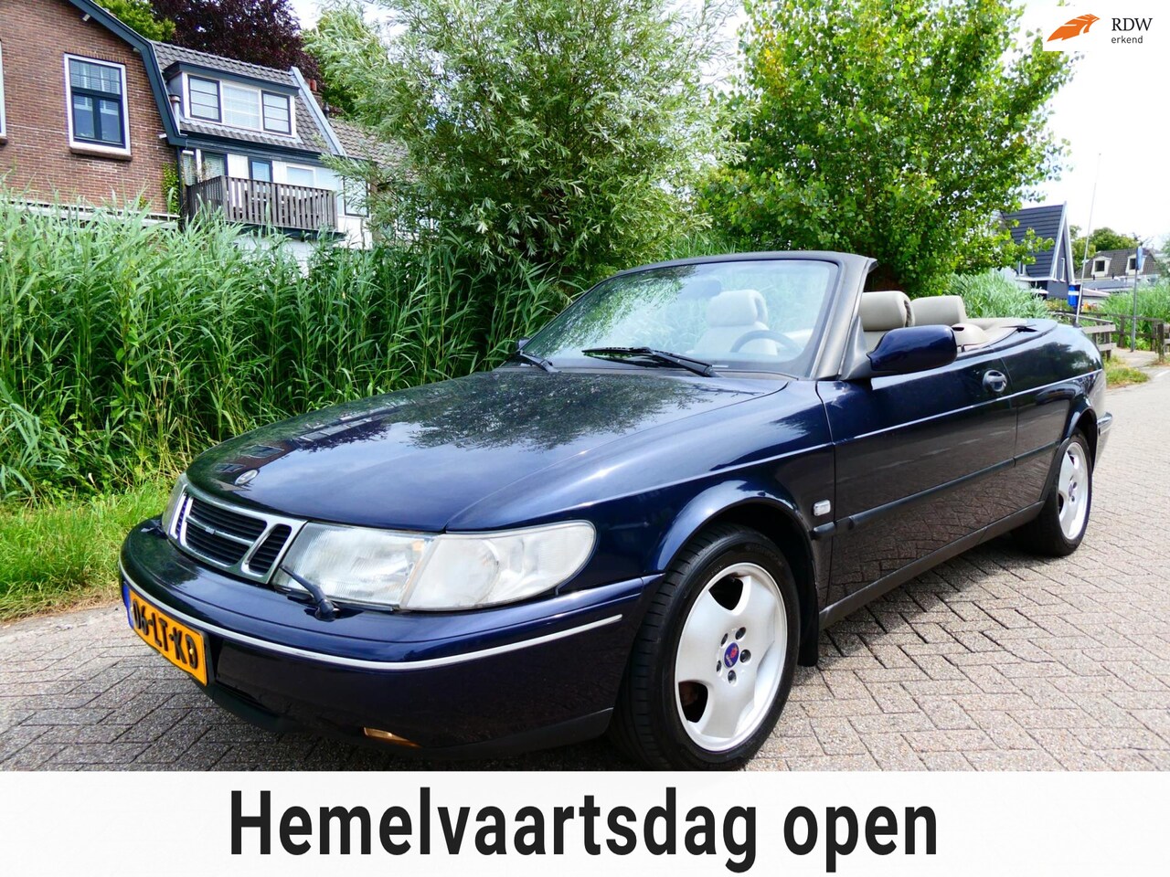 Saab 900 Cabrio - 2.5 V6 SE 170pk Automaat Clima Leder Keurige Youngtimer - AutoWereld.nl
