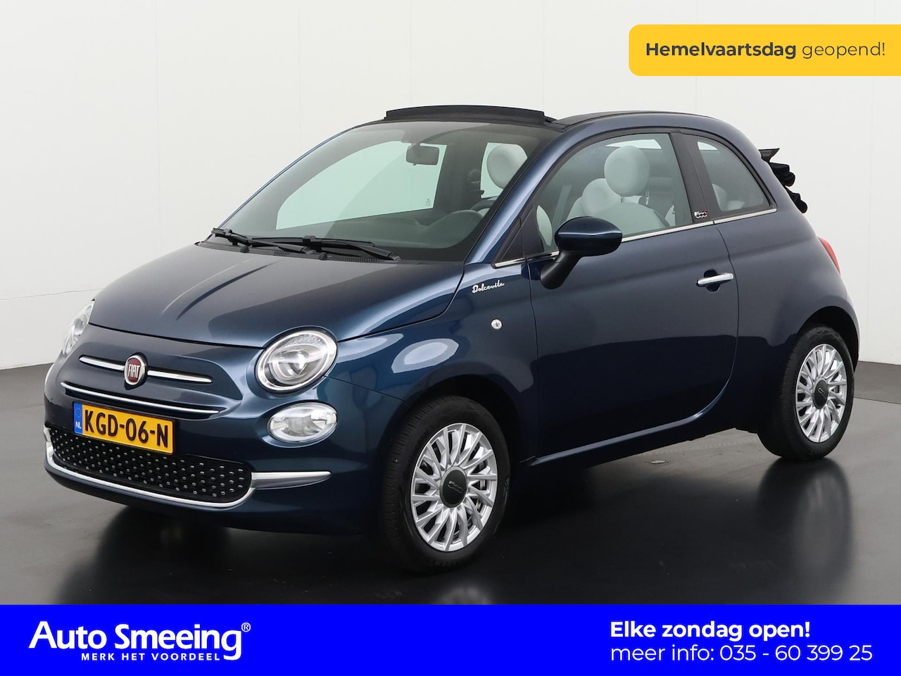 Fiat 500 C - 1.0 Hybrid Dolcevita | Parkeersensor | Zondag Open! - AutoWereld.nl