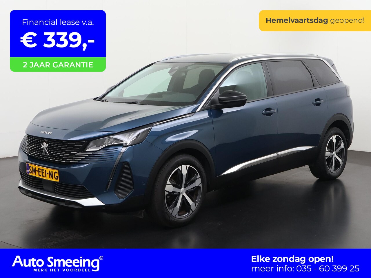 Peugeot 5008 - 1.2 PureTech Allure Pack 7p. | Nappa Leder | 360 Camera | Blind spot | Zondag Open! - AutoWereld.nl