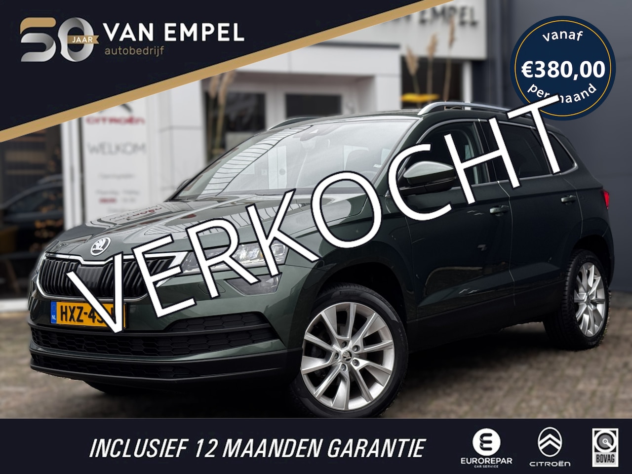 Skoda Karoq - 1.5 TSI ACT Sportline Business | 150 PK | Automaat | Trekhaak | Adaptive Cruise | Climate - AutoWereld.nl