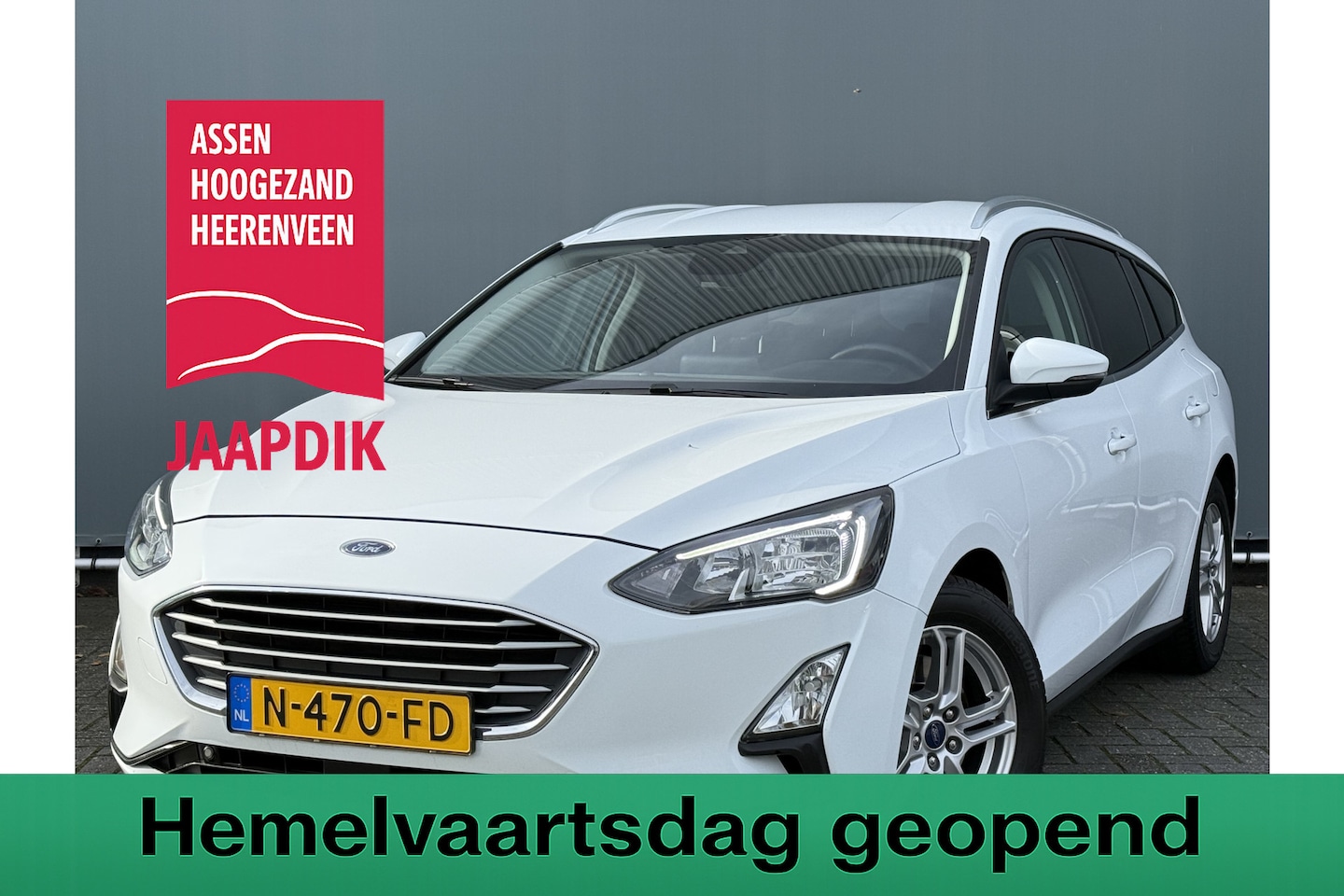 Ford Focus Wagon - BWJ 2021 1.0 100 PK EcoBoost Trend Edition Business TREKHAAK | AIRCO | CAMERA | PRIV. GLAS - AutoWereld.nl