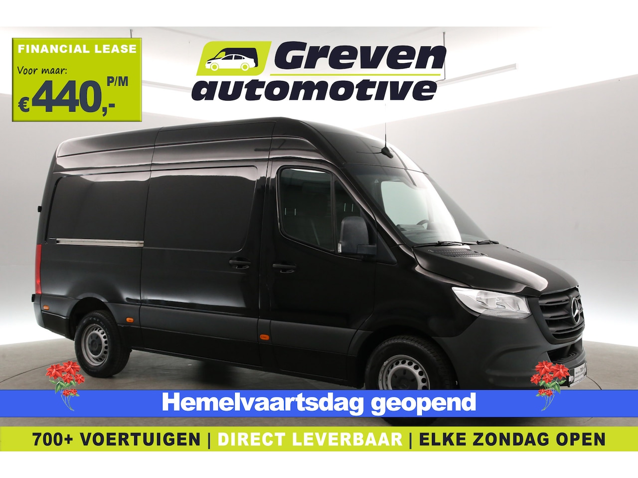 Mercedes-Benz Sprinter - 314 CDI 143PK L2H2 | Airco | Camera | Cruise | 3 Zits | Trekhaak | Carplay - AutoWereld.nl