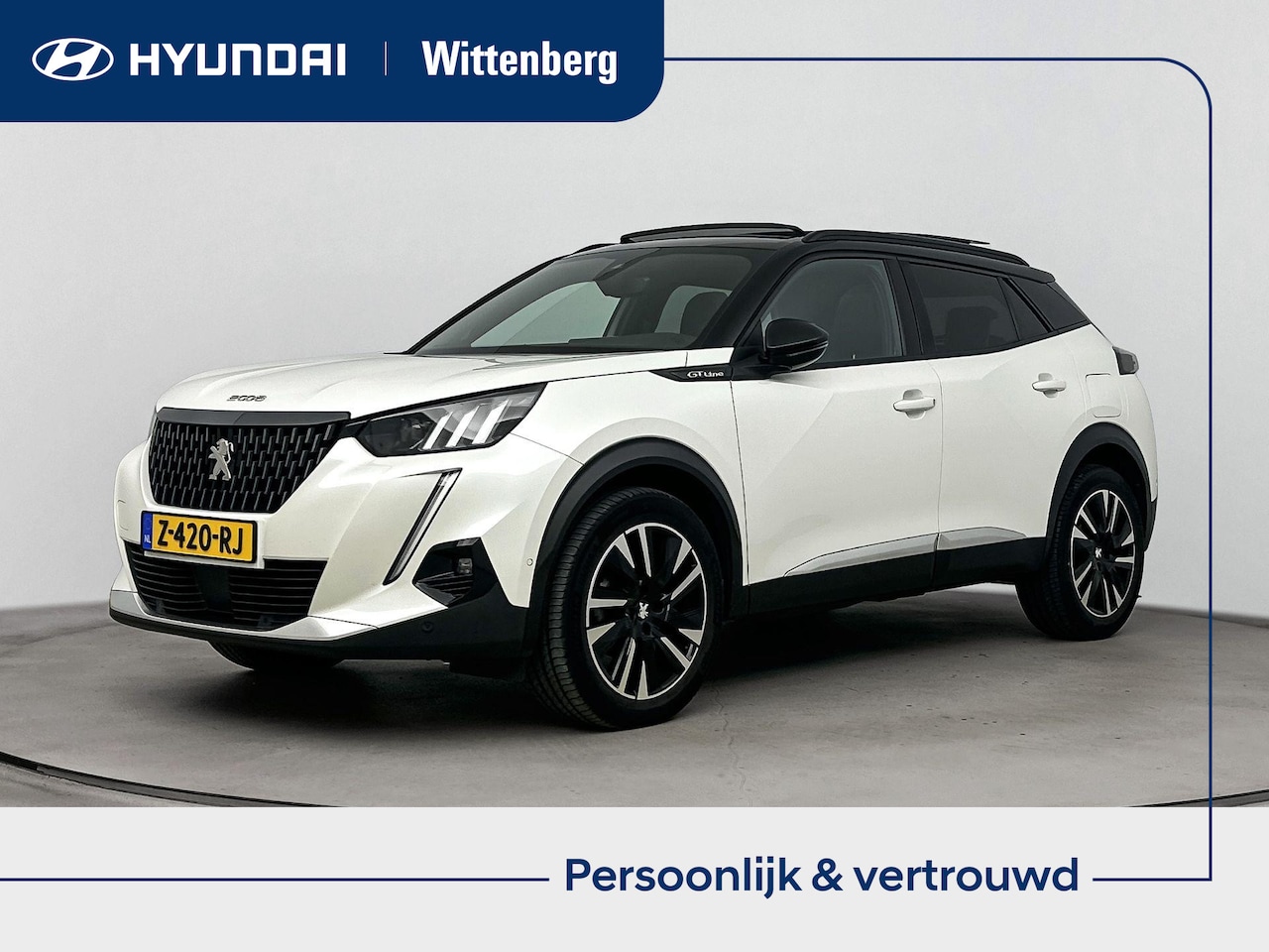 Peugeot 2008 - 1.2 PURETECH GT-LINE | TWO TONE | CLIMA | CRUISE | 360 CAMERA | NAVI | 18'' LM VELGEN | OP - AutoWereld.nl