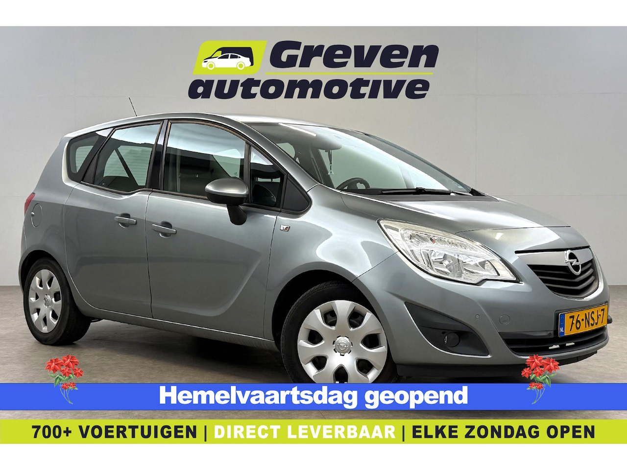 Opel Meriva - 1.4 Turbo Edition | Airco | Cruise | Parkeersens. | Trekhaak - AutoWereld.nl