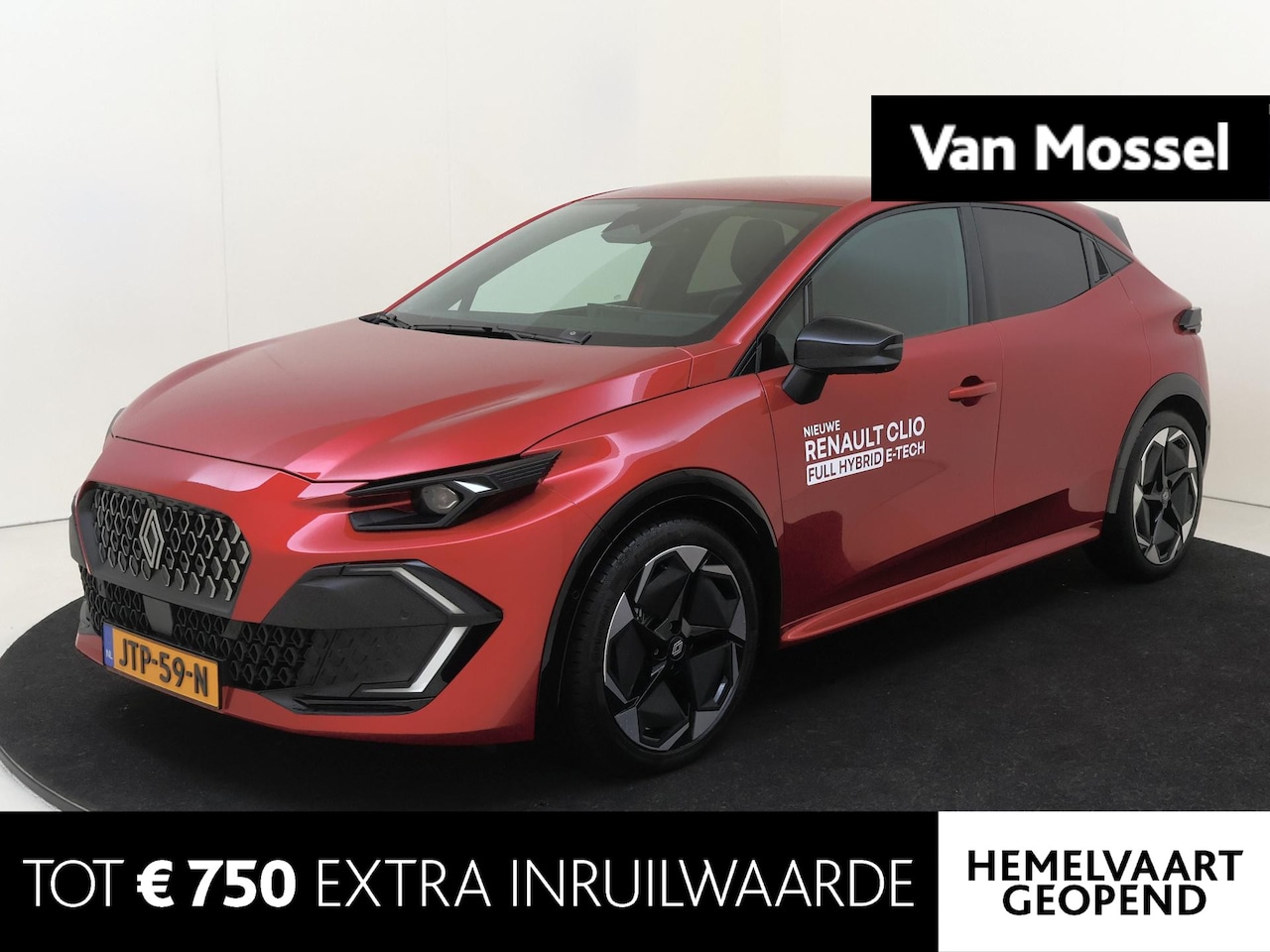 Renault Clio - 1.8 Hybrid 160 techno | Pack Première | Reservewiel | Beschikbaar vanaf 06/2026 !! - AutoWereld.nl