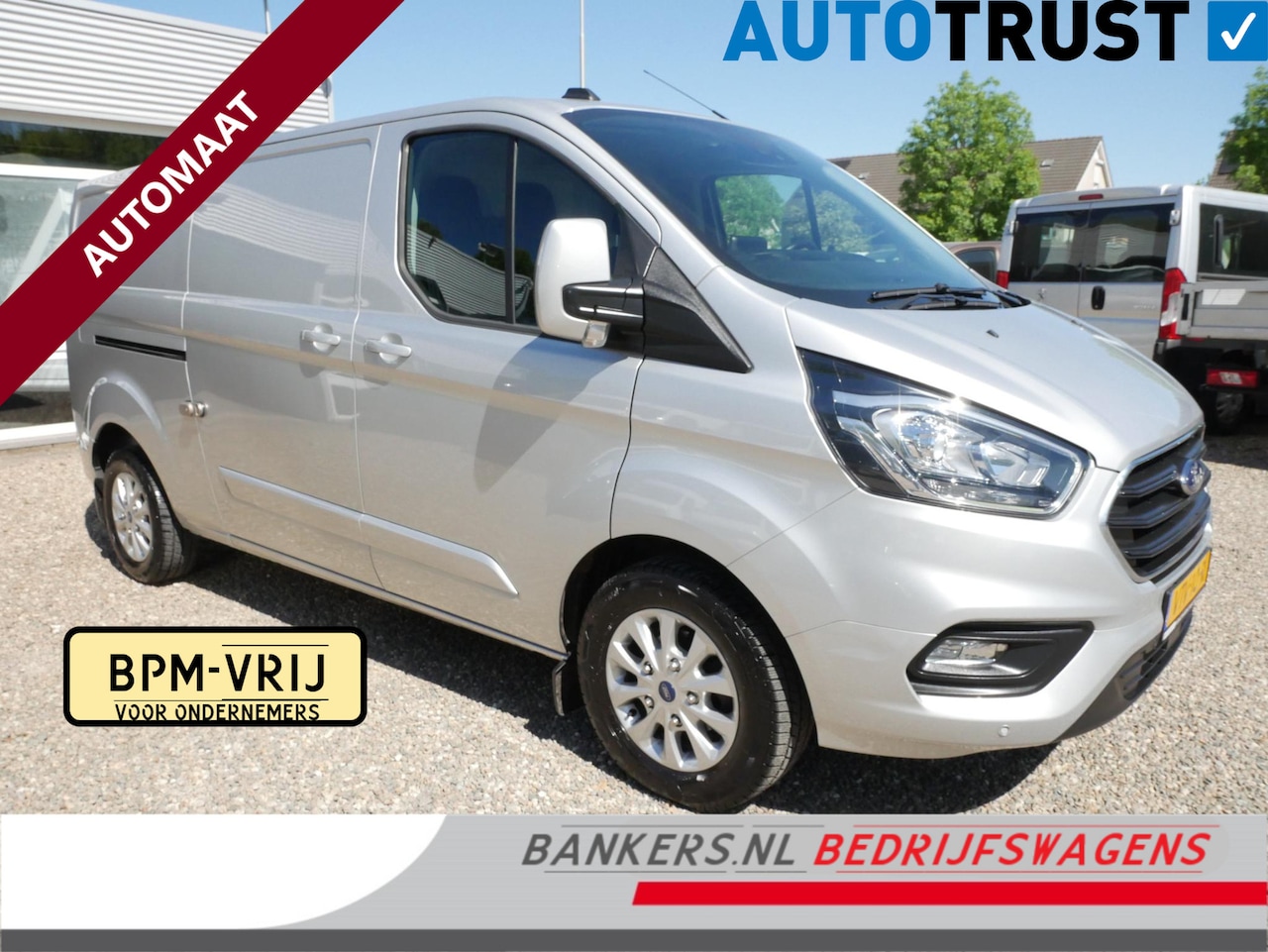 Ford Transit Custom - 2.0 TDCI 170PK, L2, Limited, Automaat, Airco, 2 x Schuifdeur - AutoWereld.nl