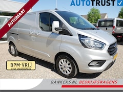 Ford Transit Custom - 2.0 TDCI 170PK, L2, Limited, Automaat, Airco, 2 x Schuifdeur