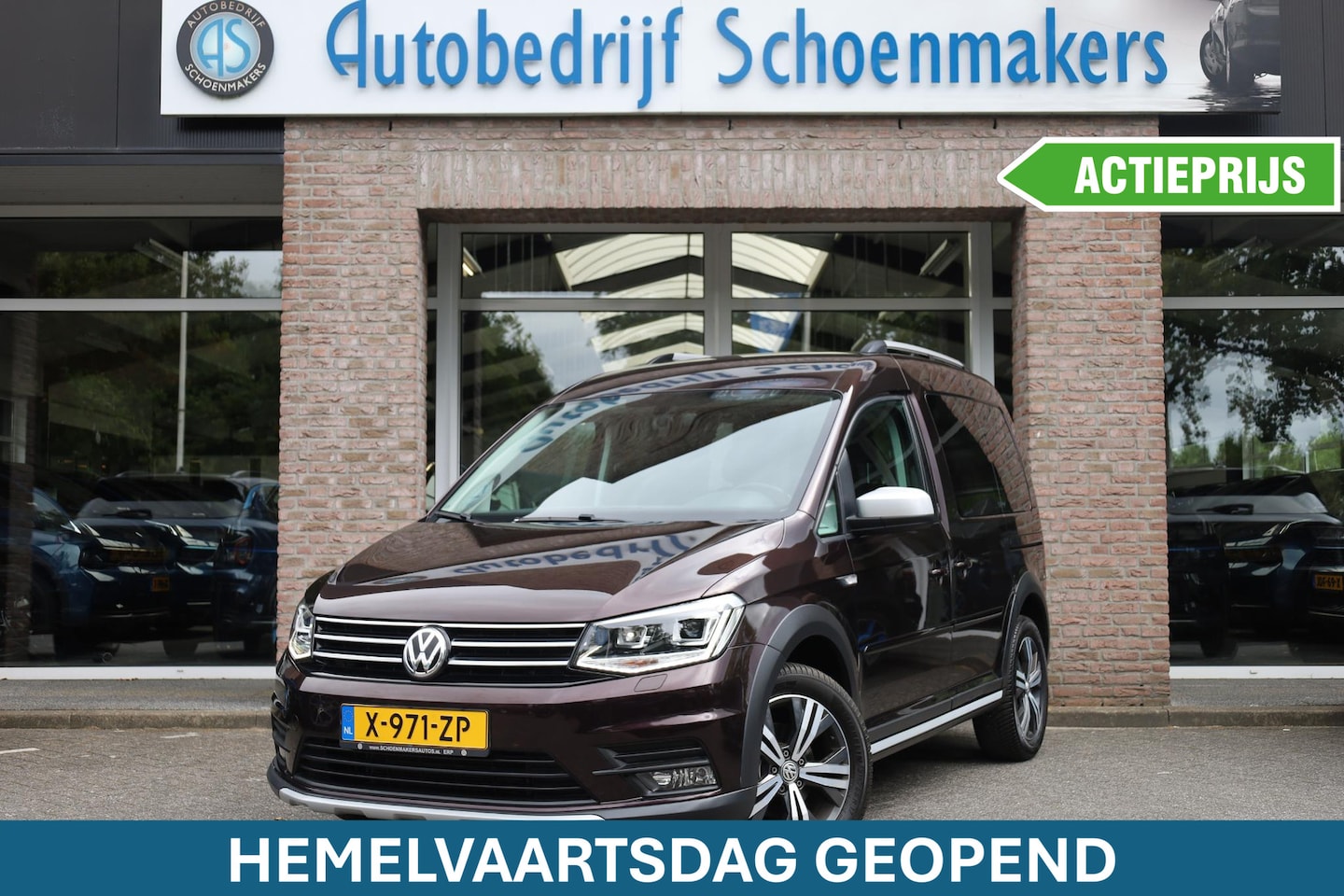 Volkswagen Caddy - 2.0 TDI 180PK! ALLTRACK 5-persoons. 2 SCHUIFDEUREN AIRCO CAMERA CRUISE STOELVERWARMING 17" - AutoWereld.nl