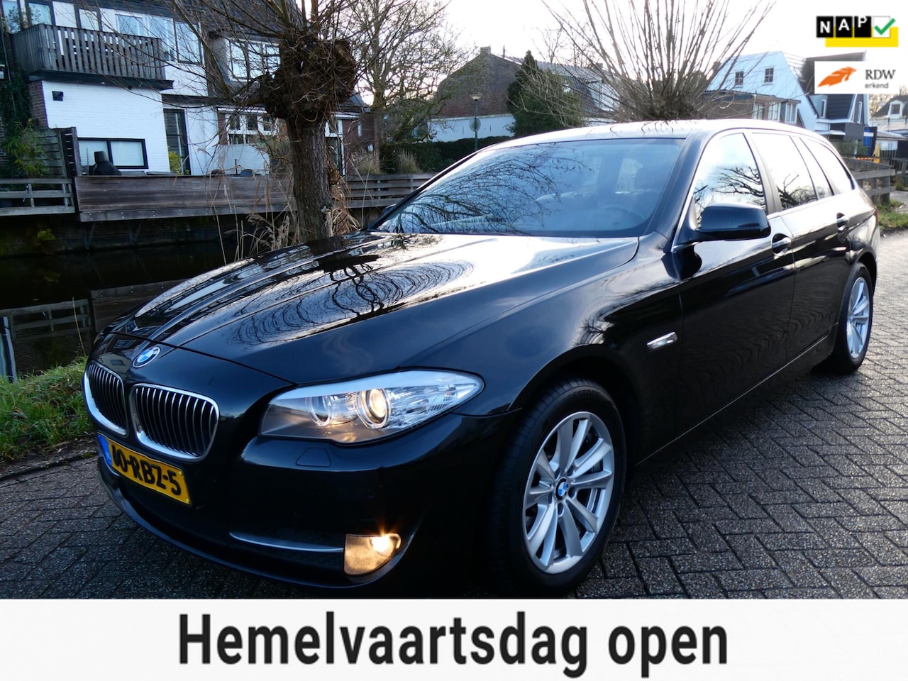 BMW 5-serie Touring - 523i Exe 204pk Automaat 1e eig. Clima Leder Navi - AutoWereld.nl