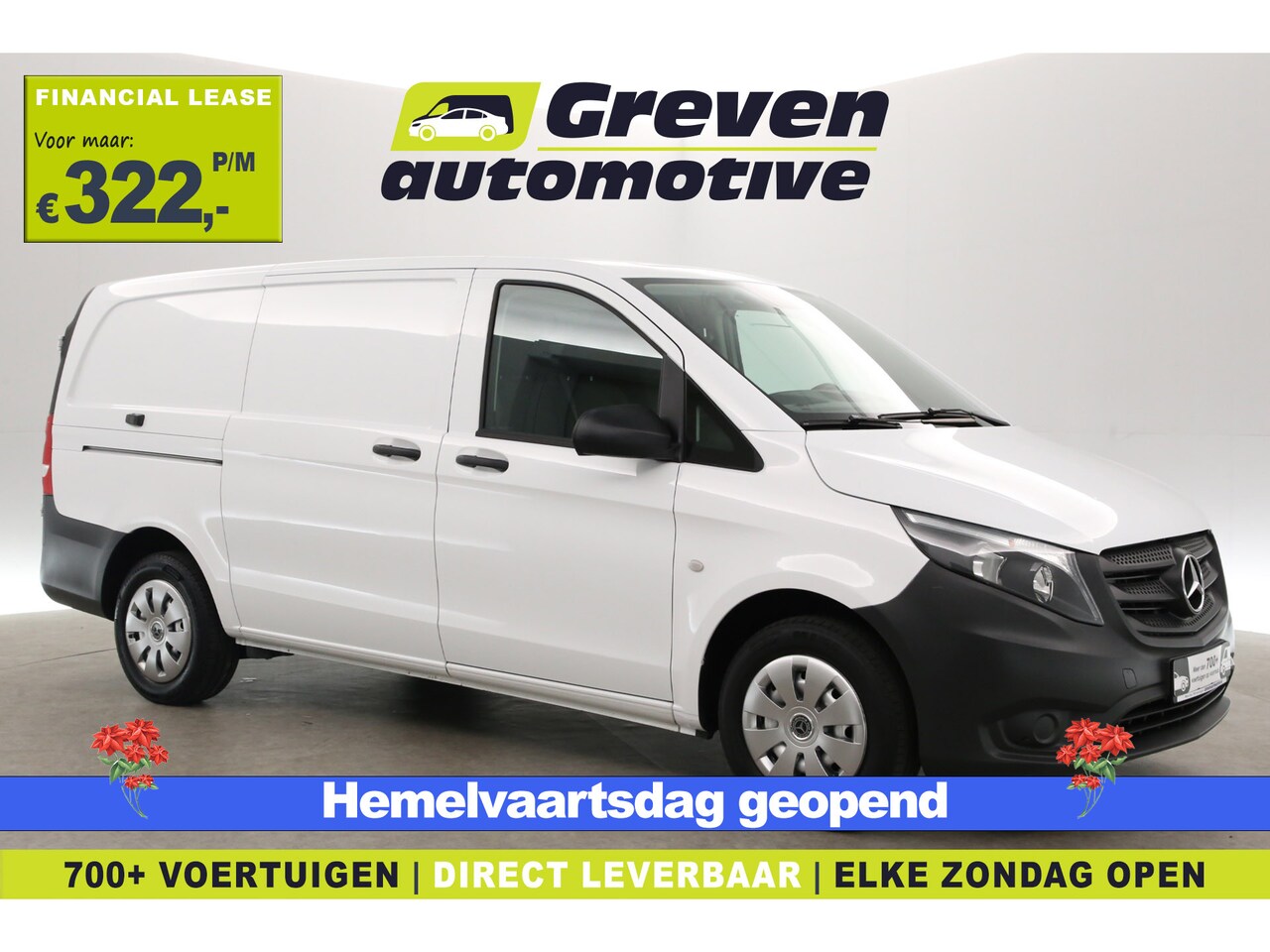 Mercedes-Benz Vito - 114 CDI Lang | Airco | Cruise | Camera | 3 Zits | Carplay | Trekhaak - AutoWereld.nl