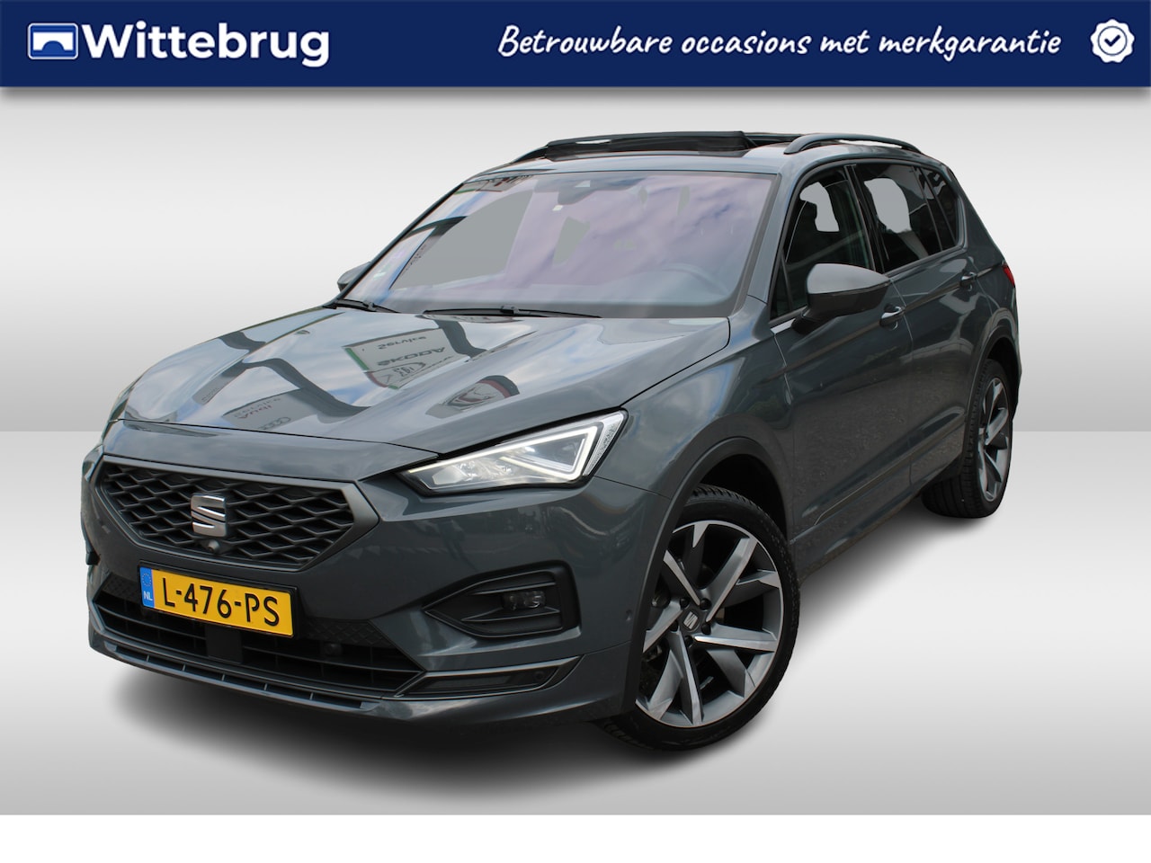 SEAT Tarraco - 1.5 TSI 150pk FR Business Intense DSG Automaat / Panorama schuifdak / Navigatie / LM 20 in - AutoWereld.nl