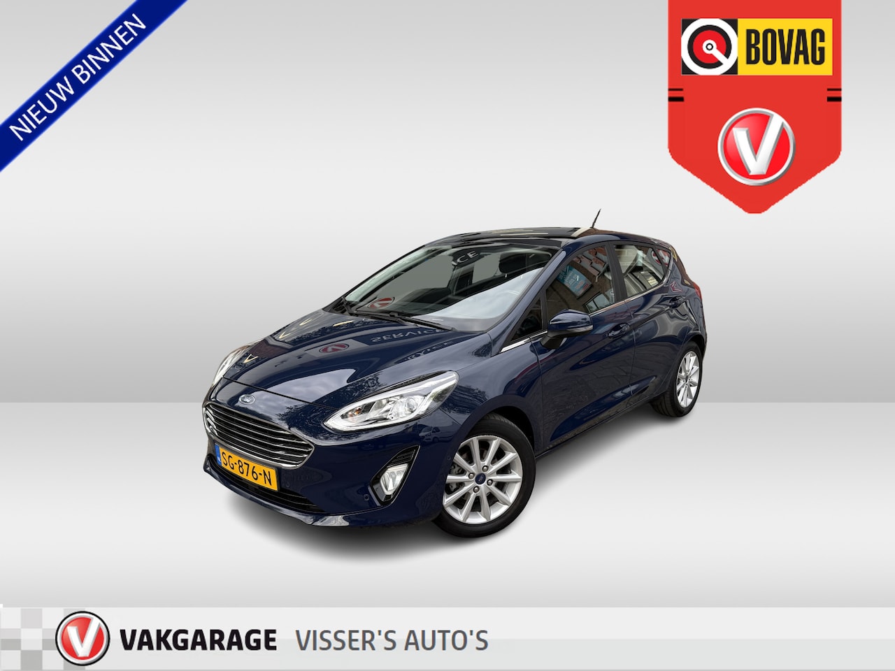 Ford Fiesta - 1.0 EcoBoost Titanium | achteruitrijcamera | applecarplay/android auto | - AutoWereld.nl