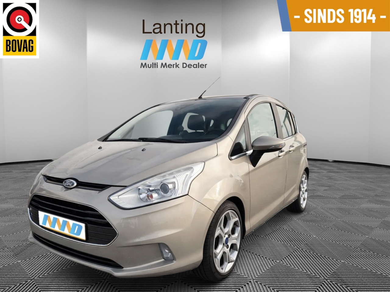 Ford B-Max - 1.0 EcoBoost Titanium leer D-riem nieuw !! - AutoWereld.nl