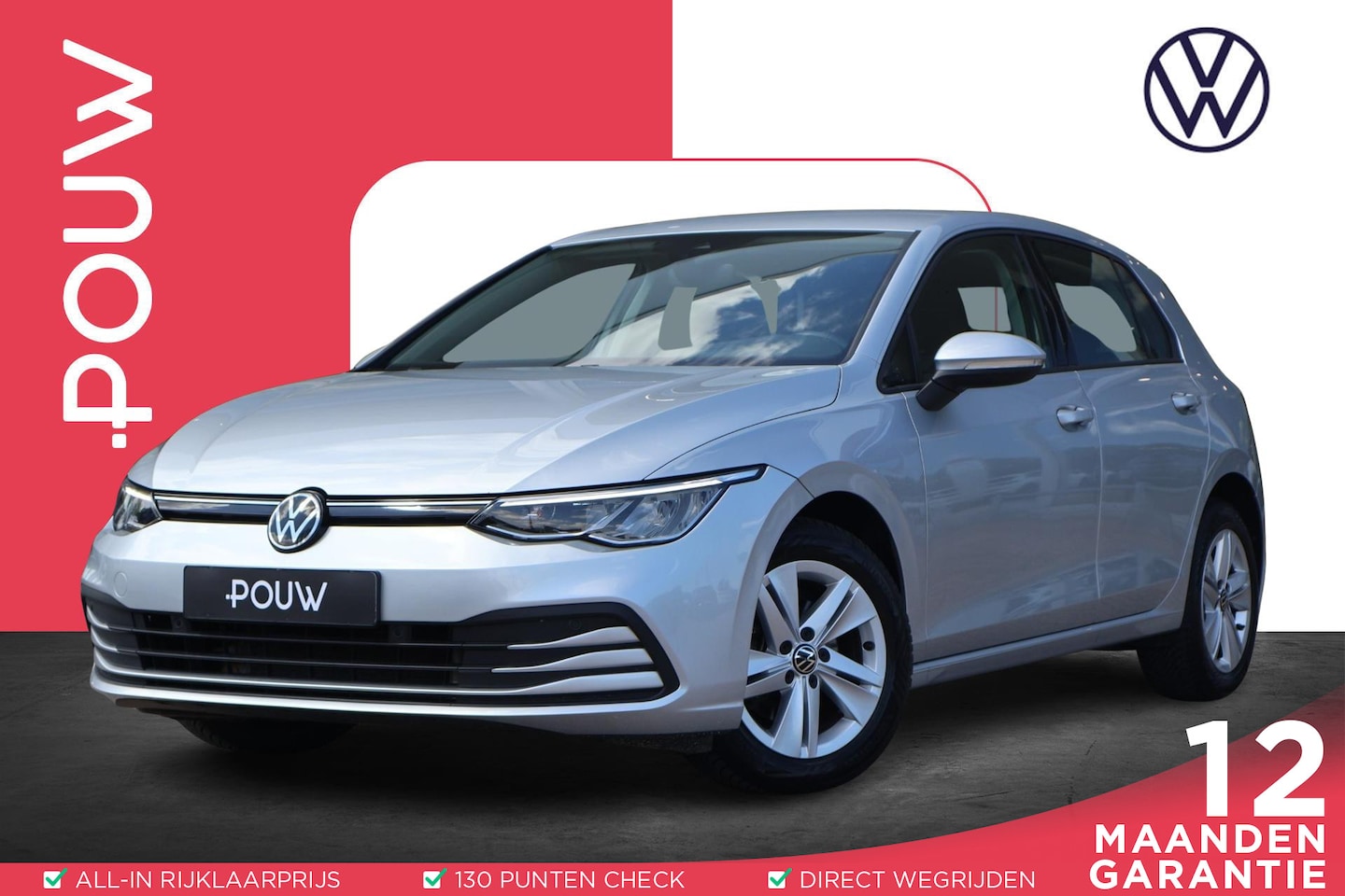 Volkswagen Golf - 1.0 eTSI 110pk DSG Life | Navigatie | Camera | PDC | Adaptive Cruise - AutoWereld.nl