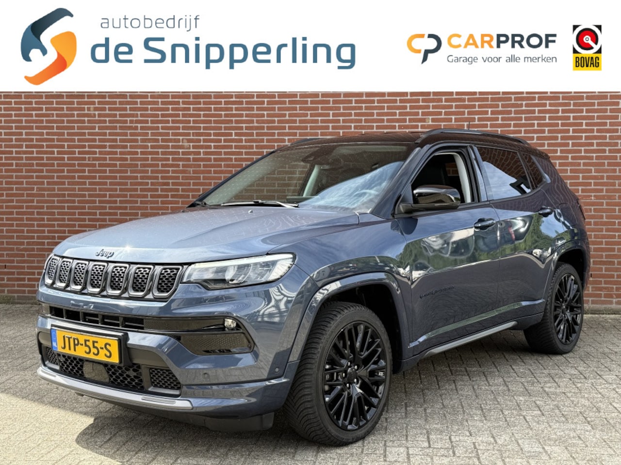 Jeep Compass - 4xe 240 Plug-in Hybride S NAVI CLIMA CARPLAY ADAP-CRUISE CAMERA - AutoWereld.nl