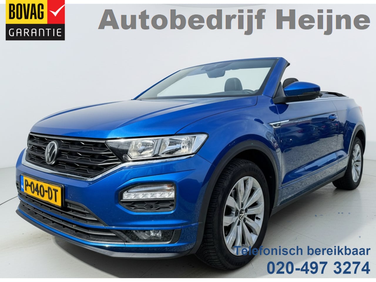 Volkswagen T-Roc Cabrio - 1.5 TSI 150PK DSG R-LINE SPORT NAVI/PDC/TREKHAAK - AutoWereld.nl