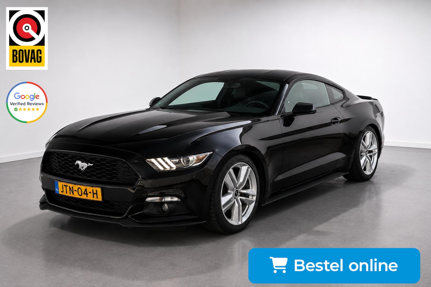 Ford Mustang Fastback - 2.3 EcoBoost Stoelventi|Navi|Keyless|Subwoofer - AutoWereld.nl