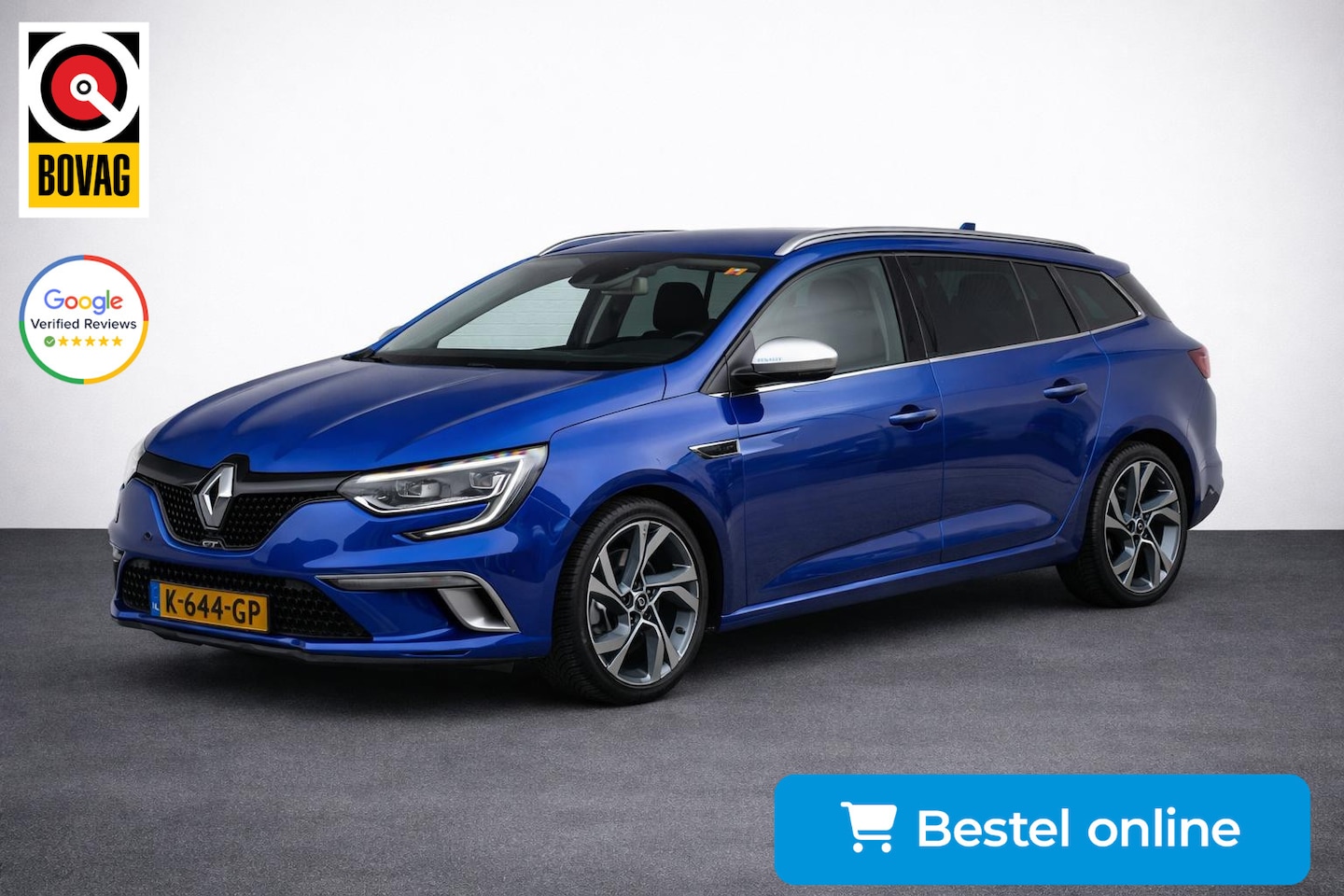 Renault Mégane Estate - 1.6 TCe GT 205PK |Schaalstoelen|Lane-Assist|Navigatie|Automaat| - AutoWereld.nl