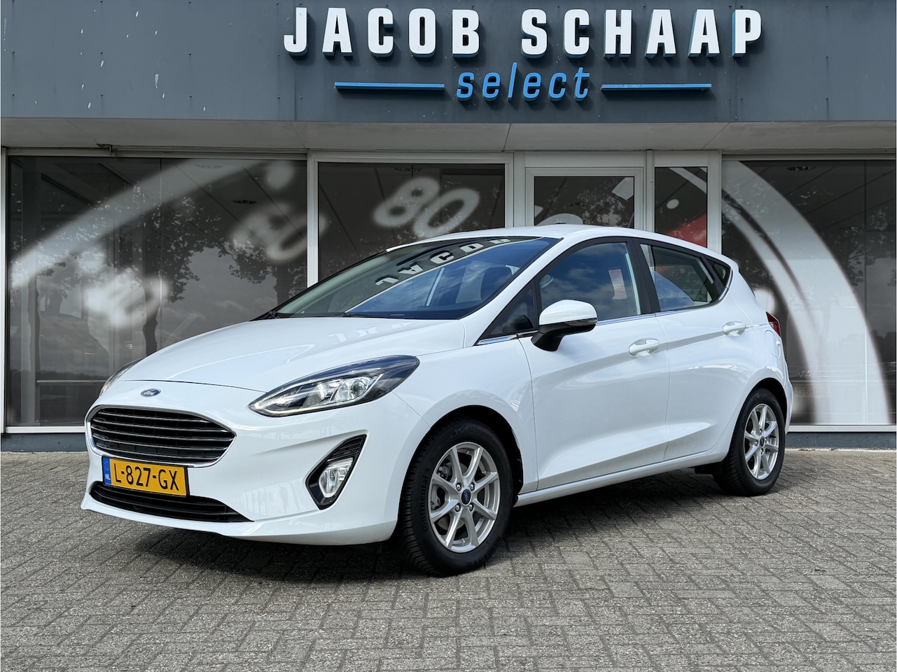 Ford Fiesta - 1.0 EcoBoost Hybrid Titanium / Cruise / Airco / Carplay / Keyless / Lane assist - AutoWereld.nl