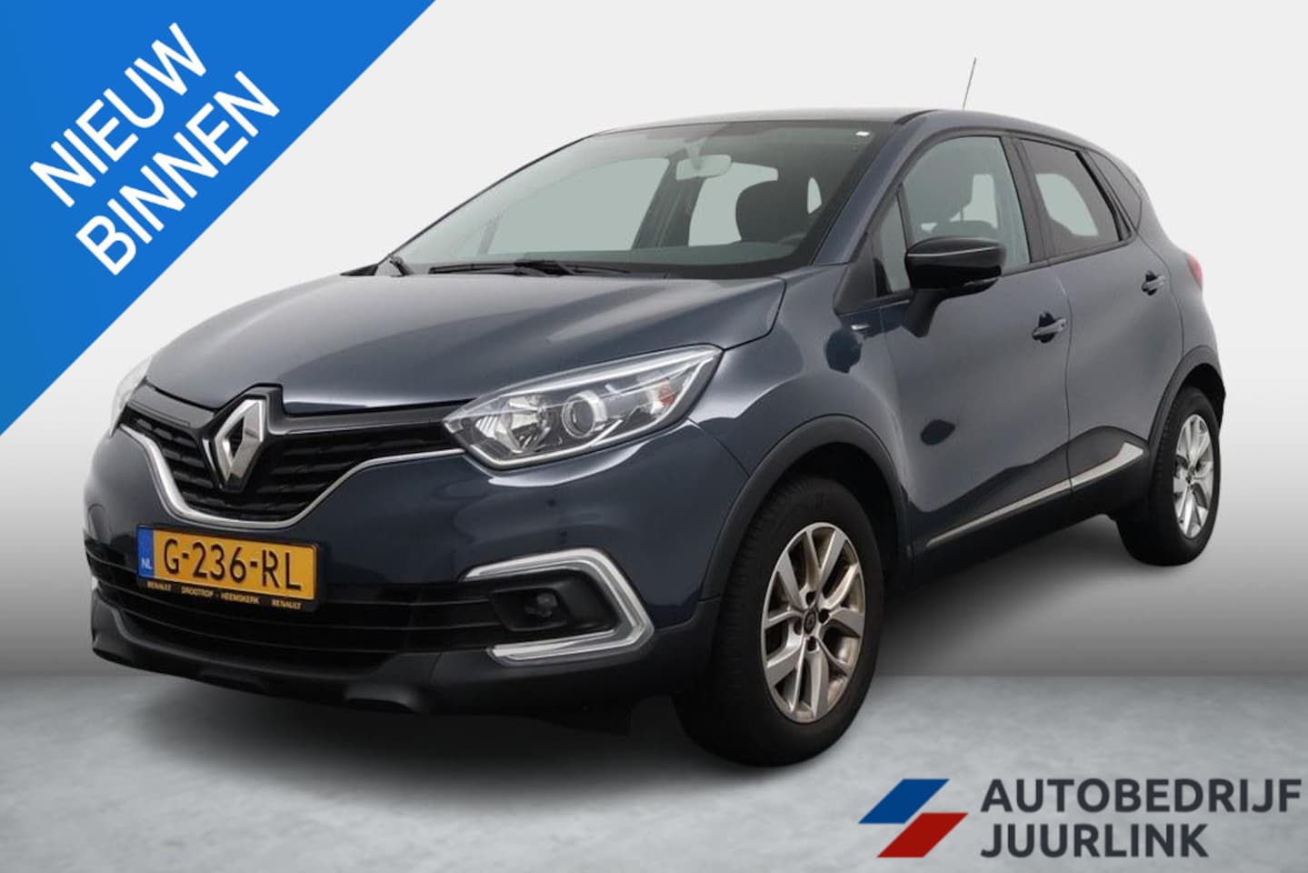 Renault Captur - 0.9 TCe Limited Nav/Airco/Cruise/Lmv/CarPlay - AutoWereld.nl