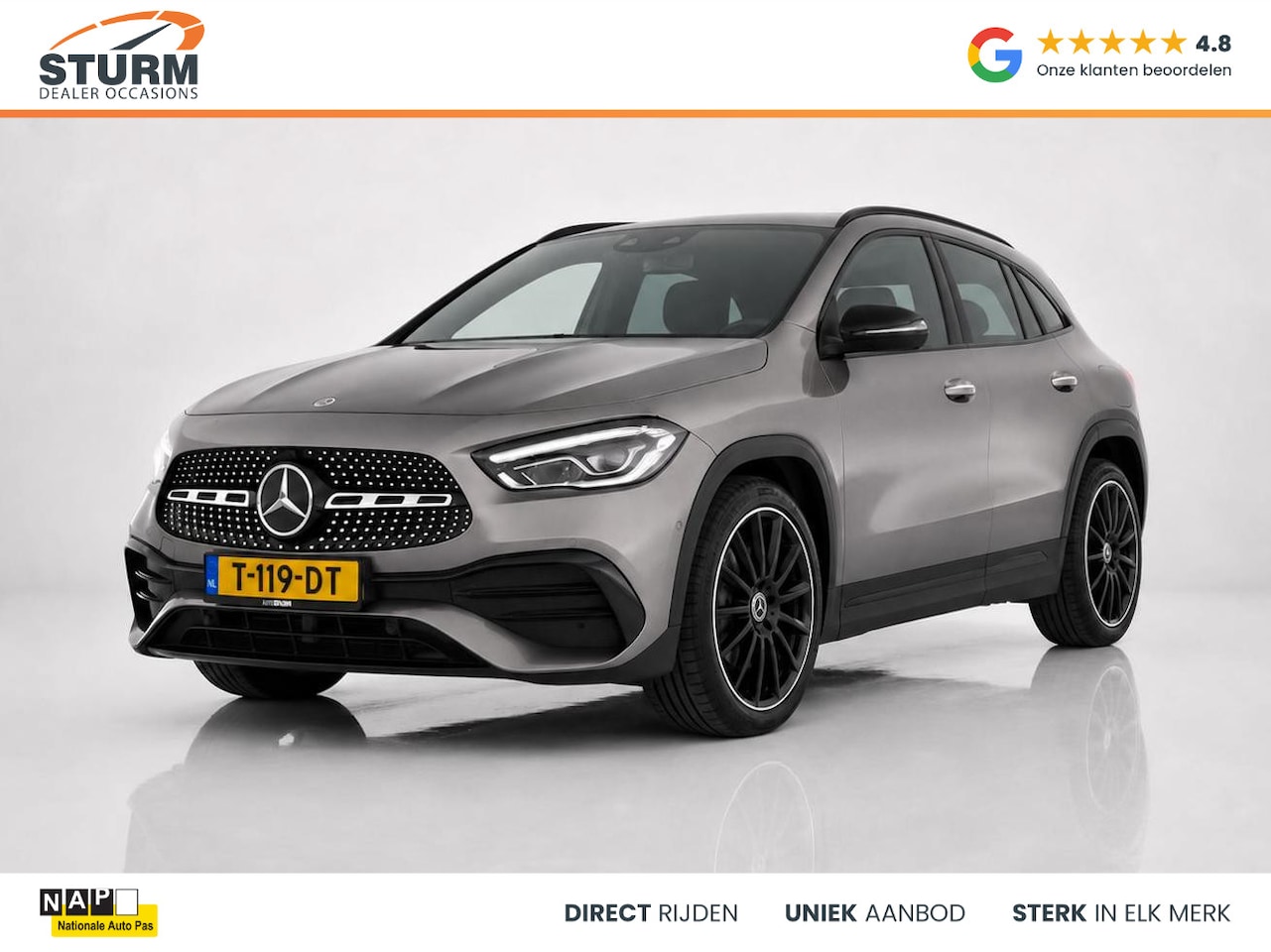 Mercedes-Benz GLA-Klasse - 180 AMG Line NL-Auto, Trekhaak Afneembaar NP. €60.500! - AutoWereld.nl