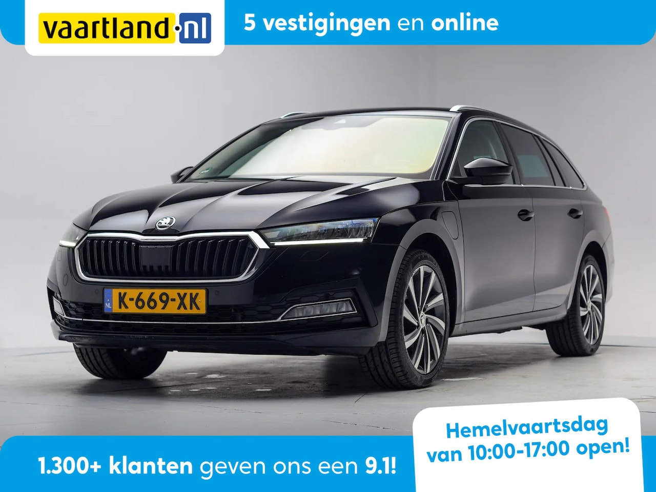 Skoda Octavia Combi - 1.4 TSI iV PHEV Business Edition + [ Virtual HUD Stuur-&Stoelverwarming Memory ] - AutoWereld.nl