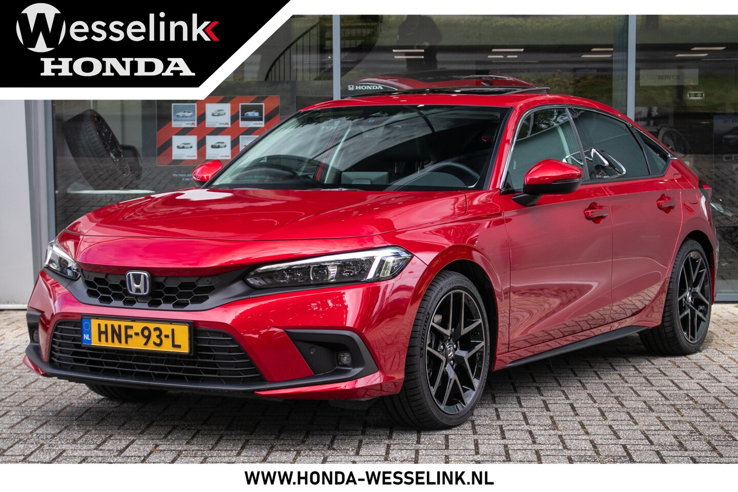 Honda Civic - 2.0 e:HEV Advance - Panodak | Lederen int. | Honda Sensing | Bose - AutoWereld.nl