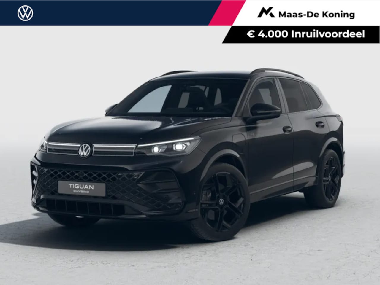 Volkswagen Tiguan - R-Line Edition 1.5 eHybrid 272 PK 6 versn. DSG · Black Style Pakket · Panoramaschuif-kante - AutoWereld.nl
