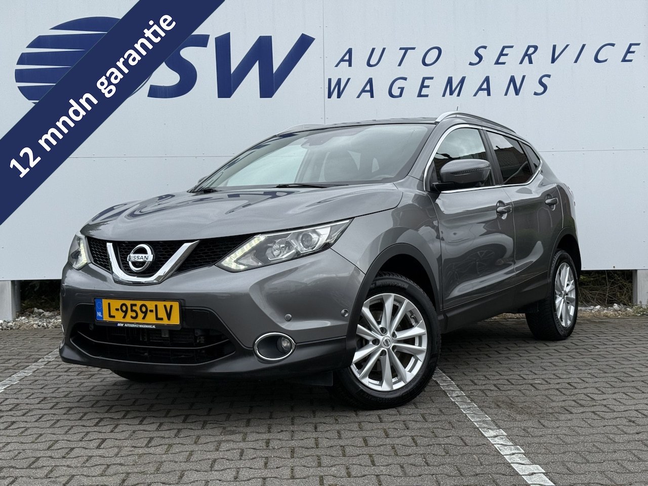 Nissan Qashqai - 1.2 Tekna | Trekhaak | Leder | 360* Camera | Keyless | DAB+ - AutoWereld.nl