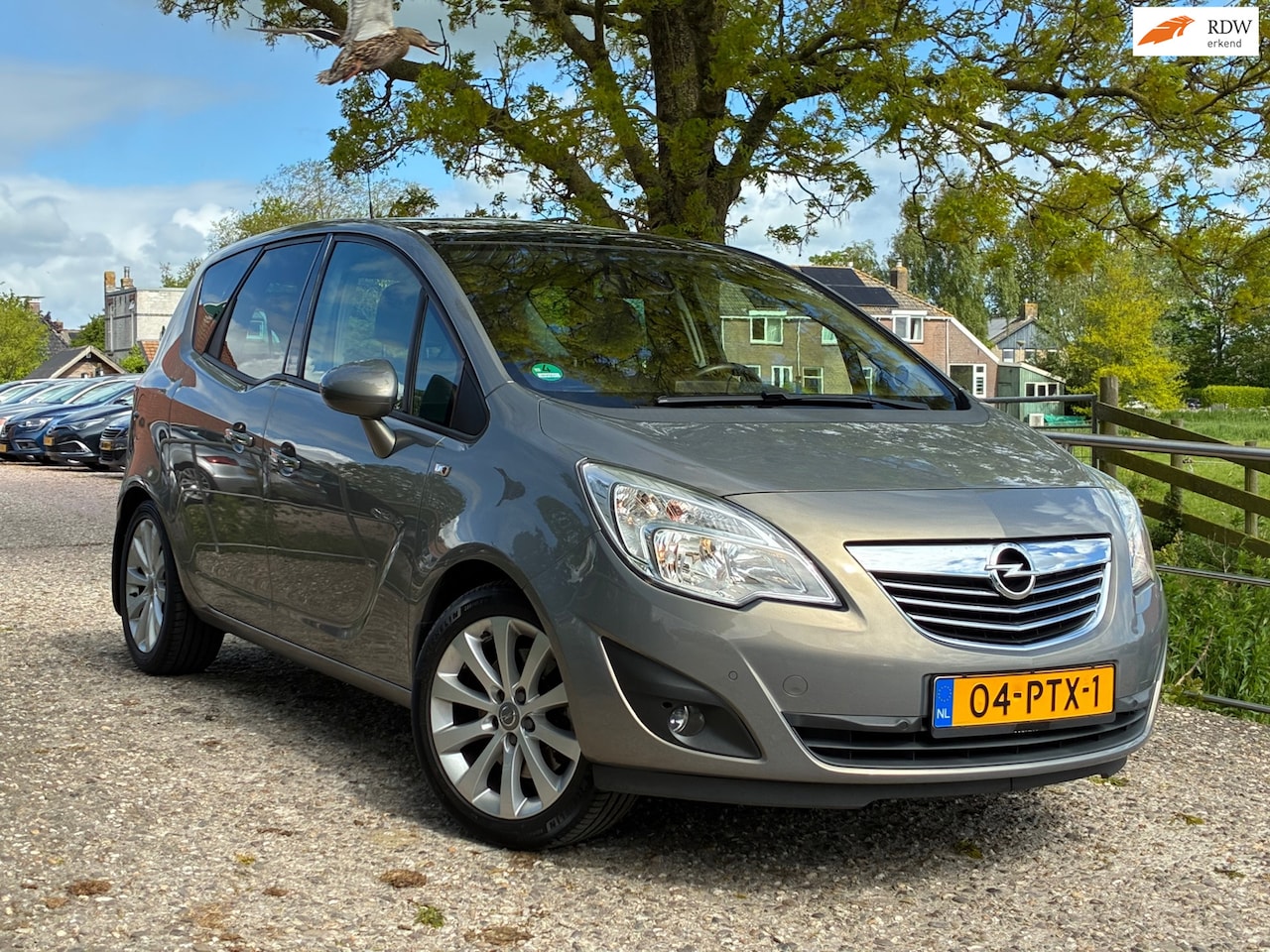 Opel Meriva - 1.4 Turbo Cosmo | Pano + Navi + Cruise Nu € 3.975,-!!! - AutoWereld.nl