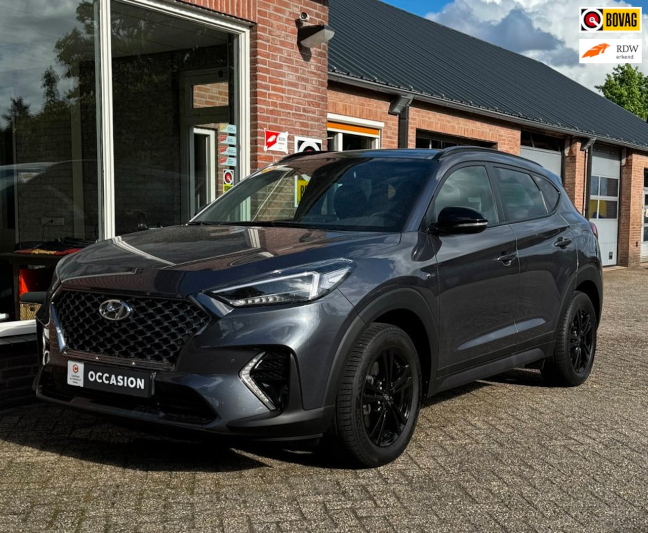 Hyundai Tucson - 1.6 T-GDI N-Line *Trekhaak*Pano*Navi*Stoel/Stuurverwarming* - AutoWereld.nl