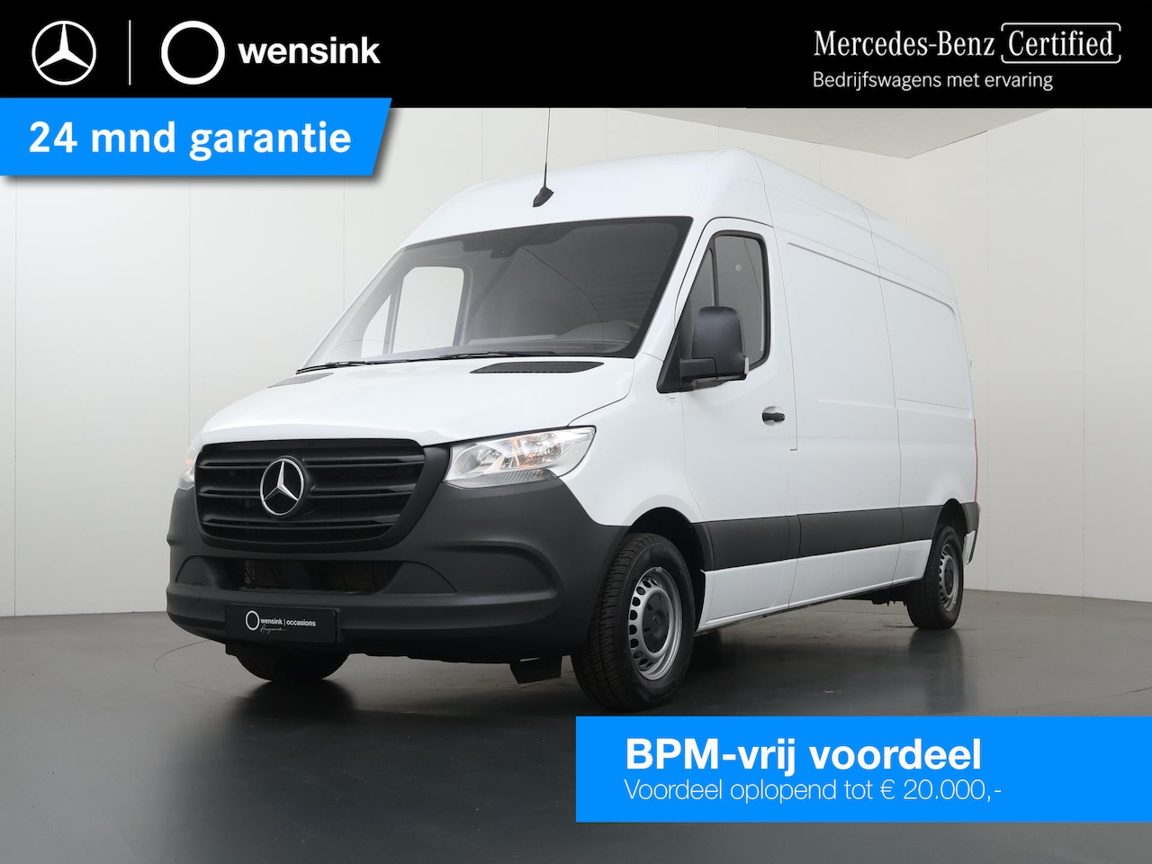 Mercedes-Benz Sprinter - 315 CDI | L2 H2 | FWD | AUT. | AIRCO | 2-ZITS | DODEHOEKDETECTIE | MULTIFUNCTIONEEL STUURW - AutoWereld.nl