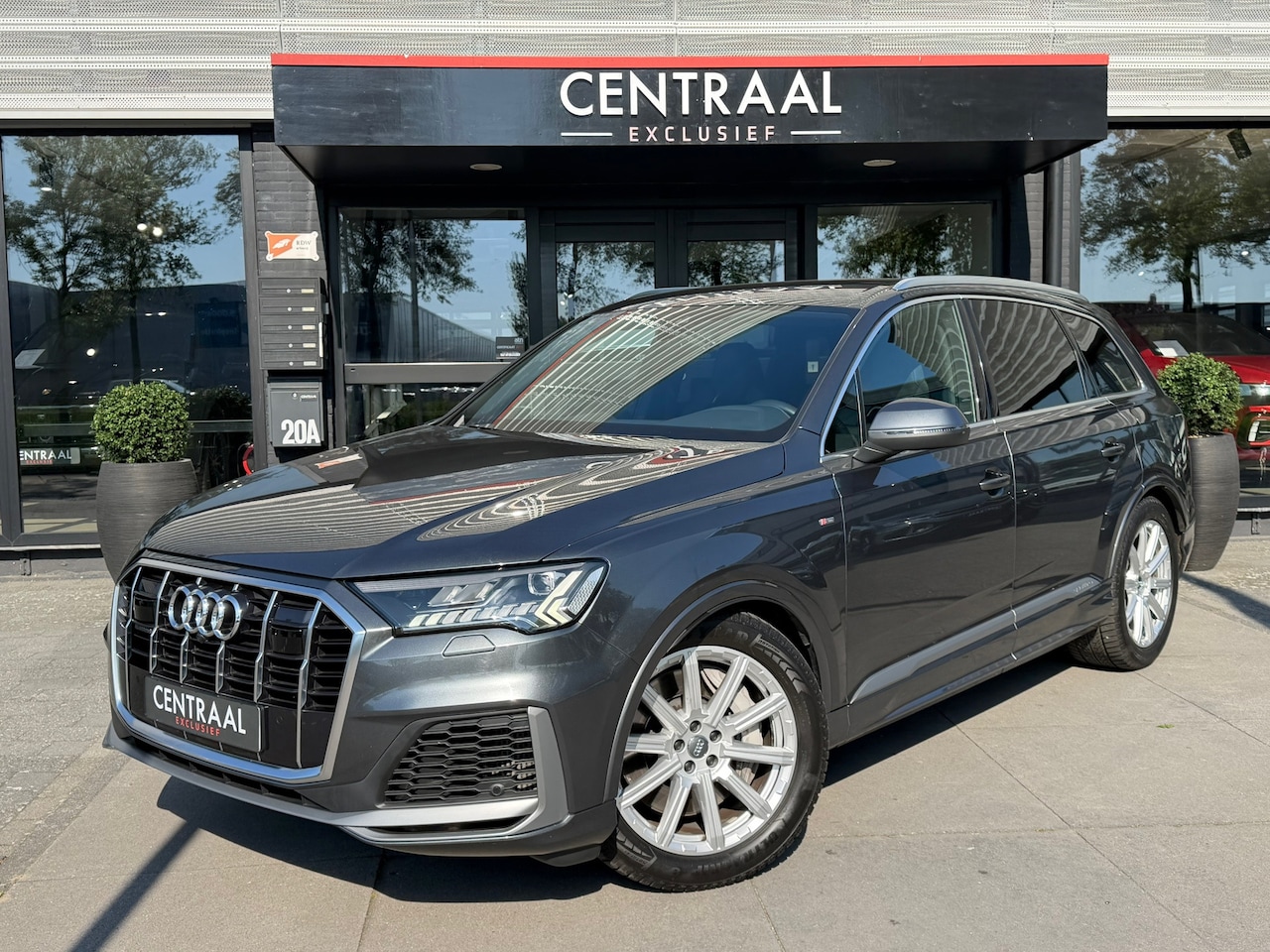 Audi Q7 - 55 TFSI e quattro S-Line NL-Auto|B&O|Memory|ACC|395PK|Matrix|Camera|Luchtvering - AutoWereld.nl